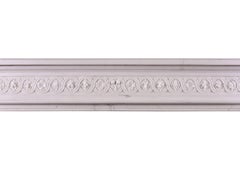 Carved French Fireplace with Guilloche Frieze