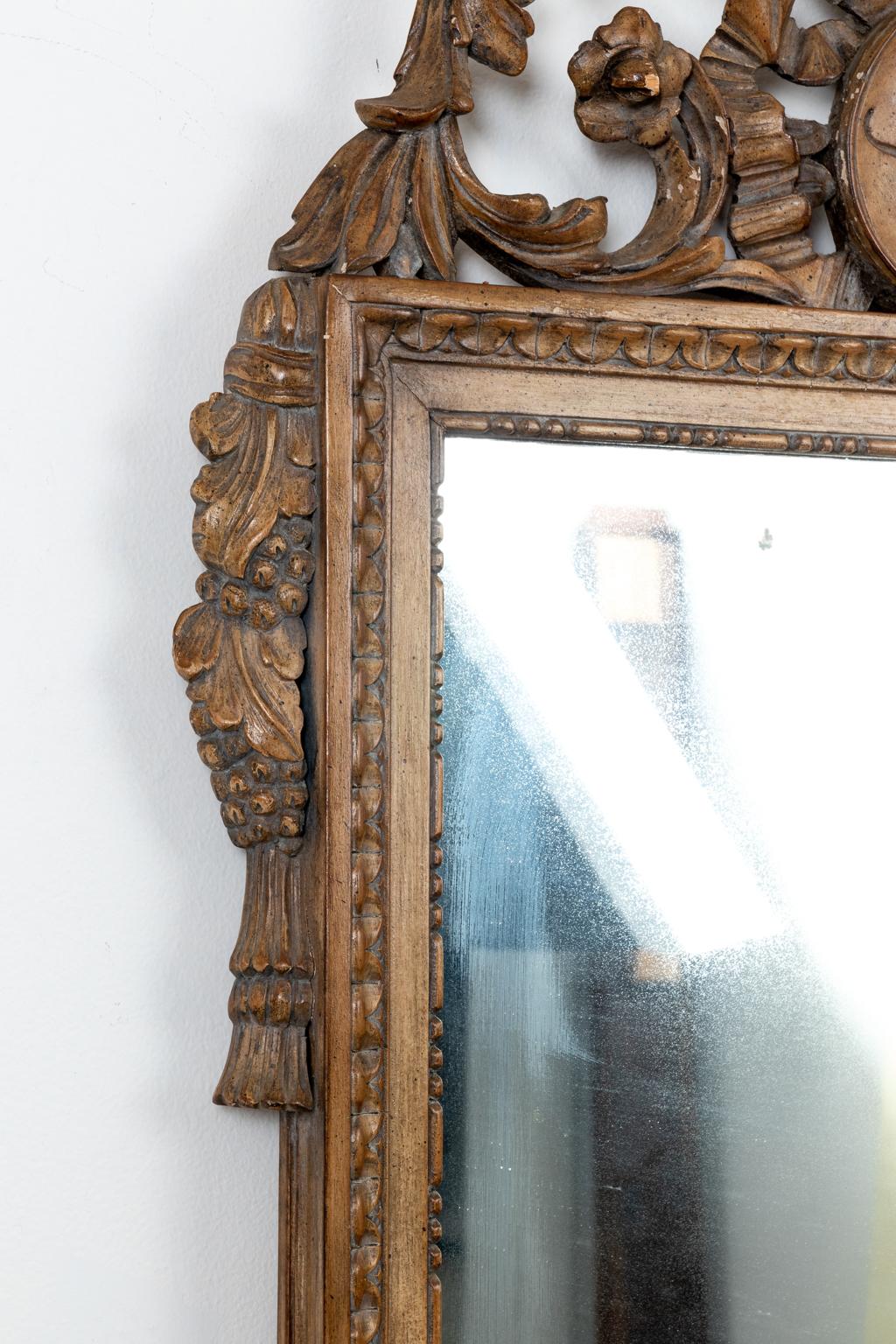20th Century Carved French Mirror For Sale