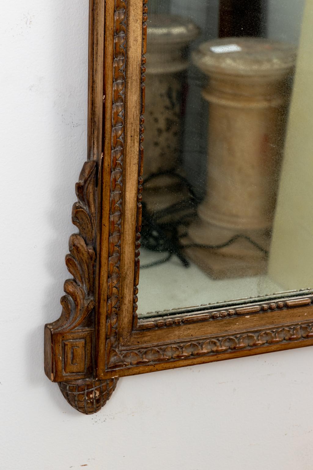 Carved French Mirror For Sale 1