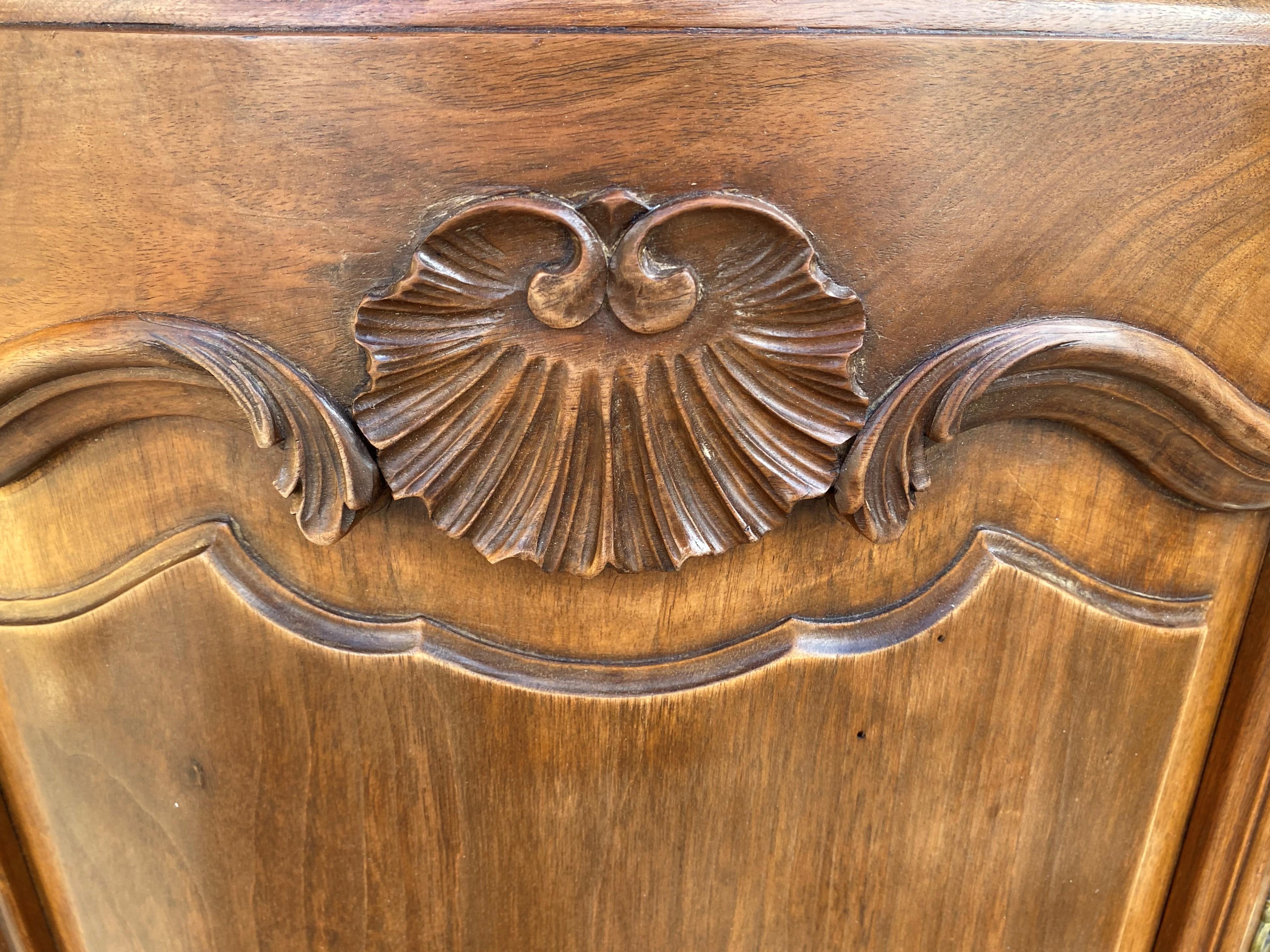 Carved French Oak Buffet For Sale 10