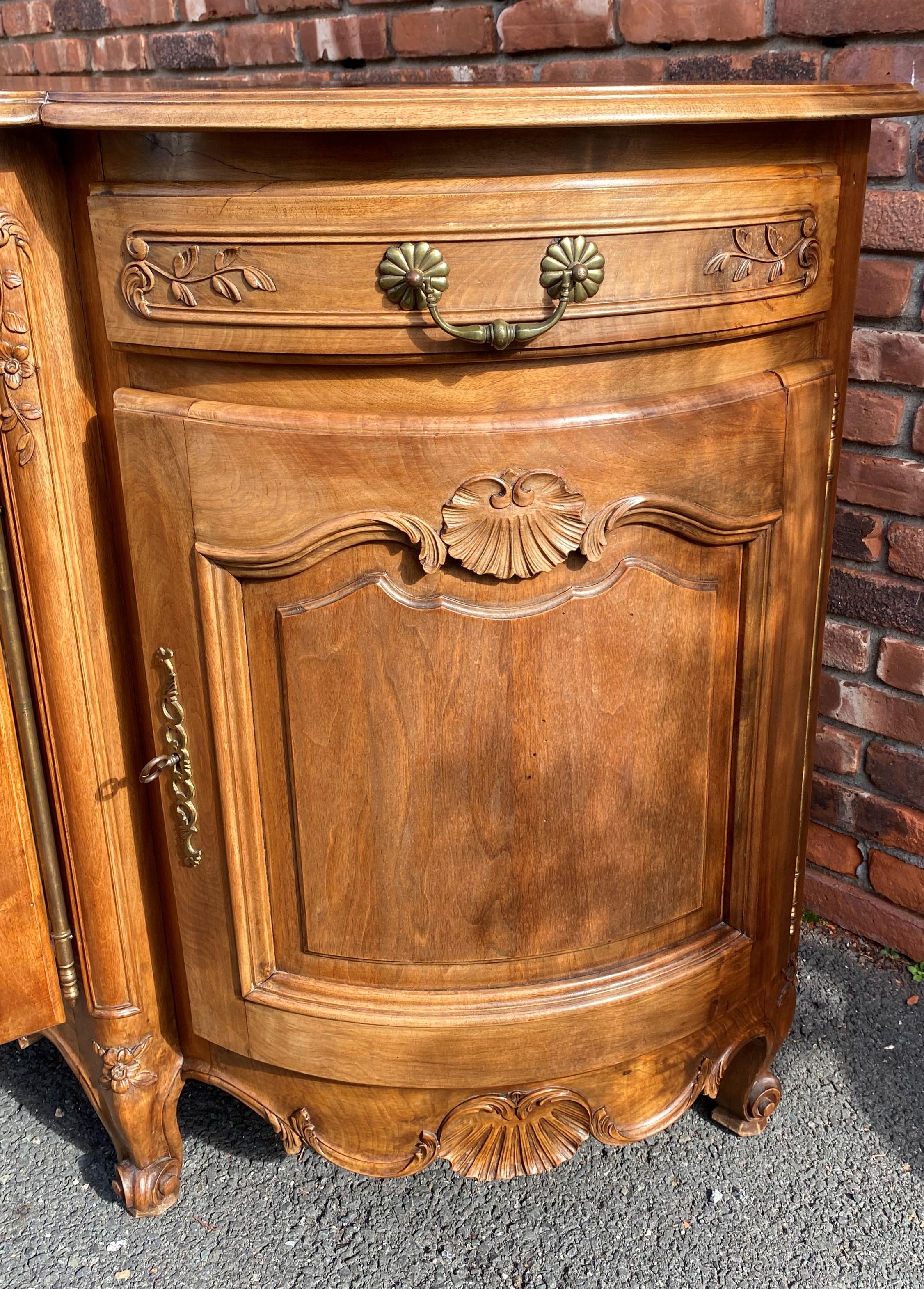 Carved French Oak Buffet For Sale 1