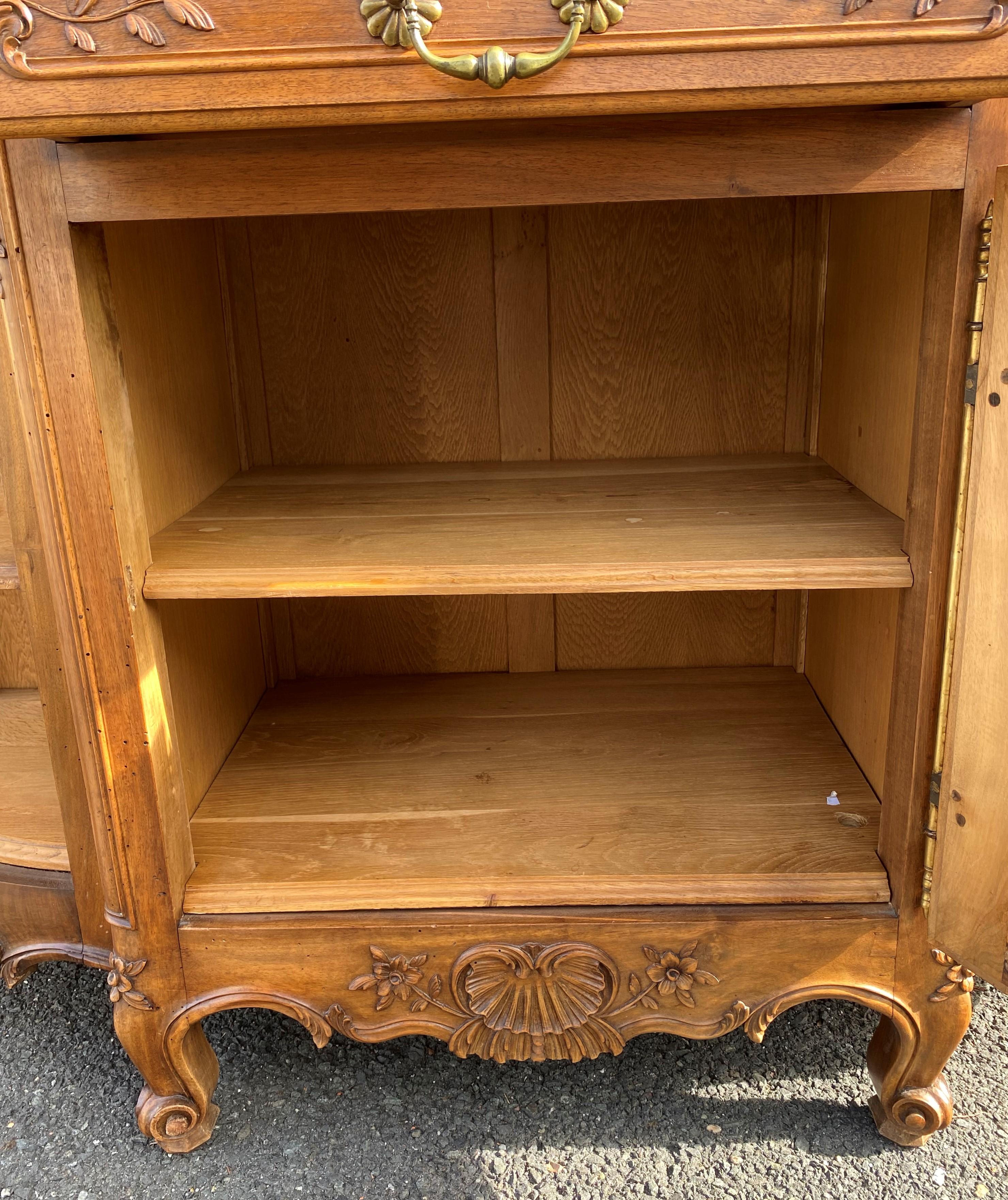 Carved French Oak Buffet For Sale 2