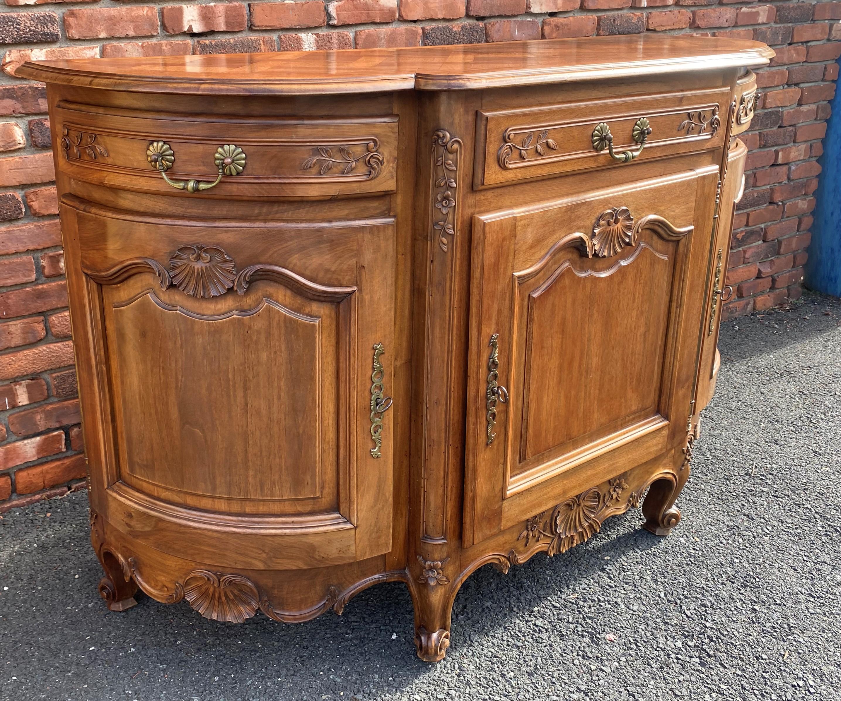 Carved French Oak Buffet For Sale 5