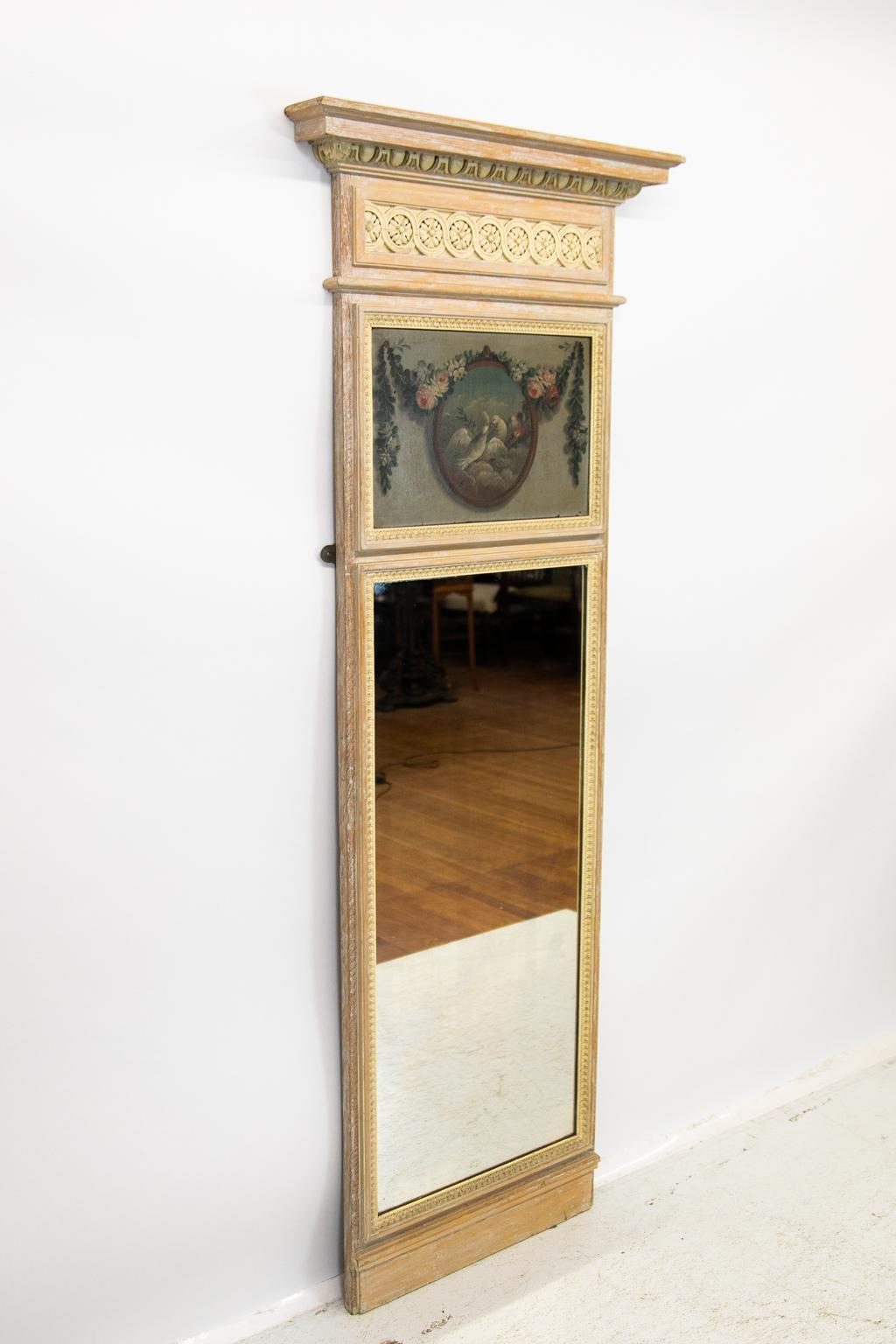 Fin du XIXe siècle Miroir Trumeau français sculpté en vente