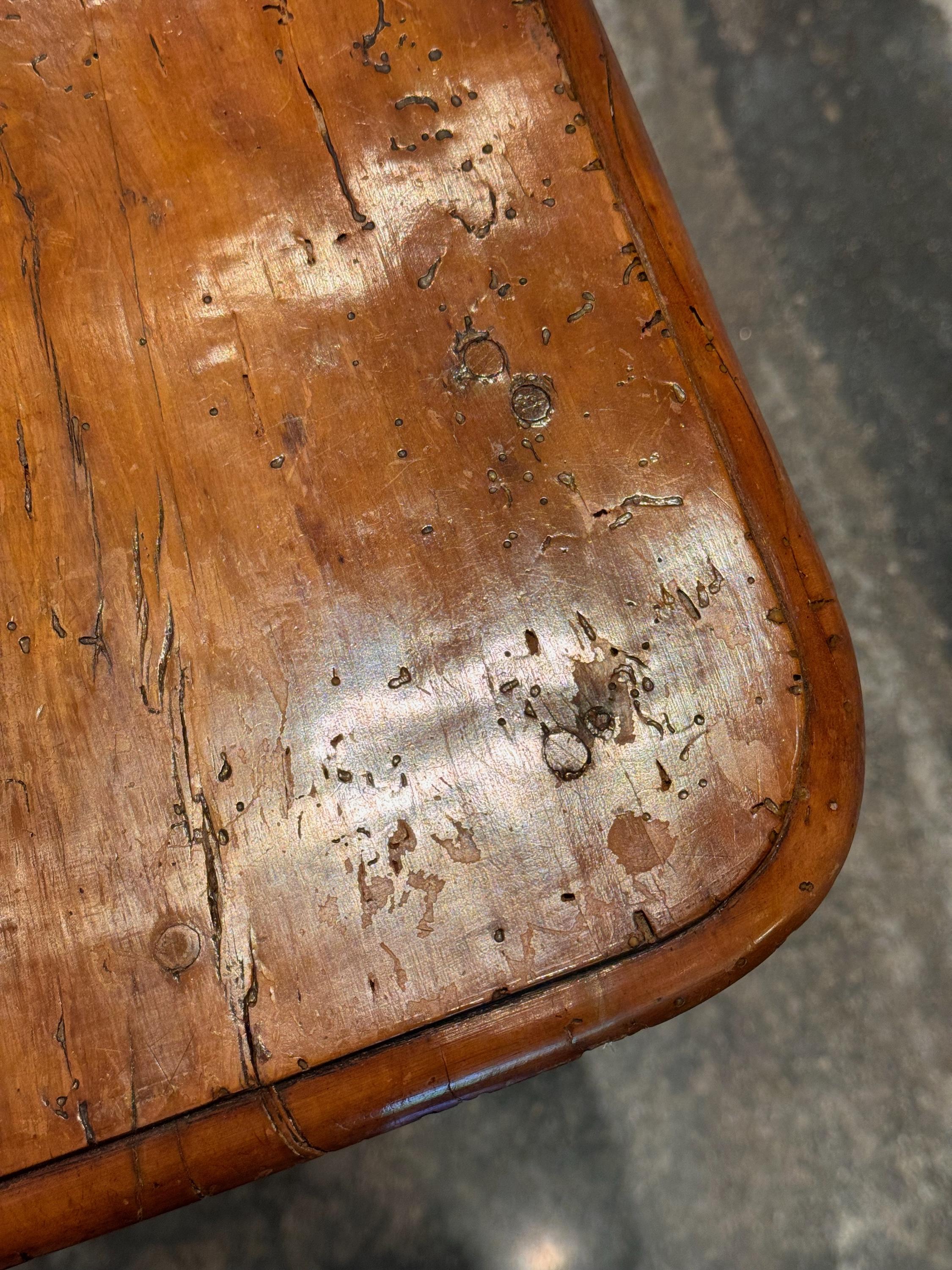 Carved Fruitwood 18th Century Table For Sale 7