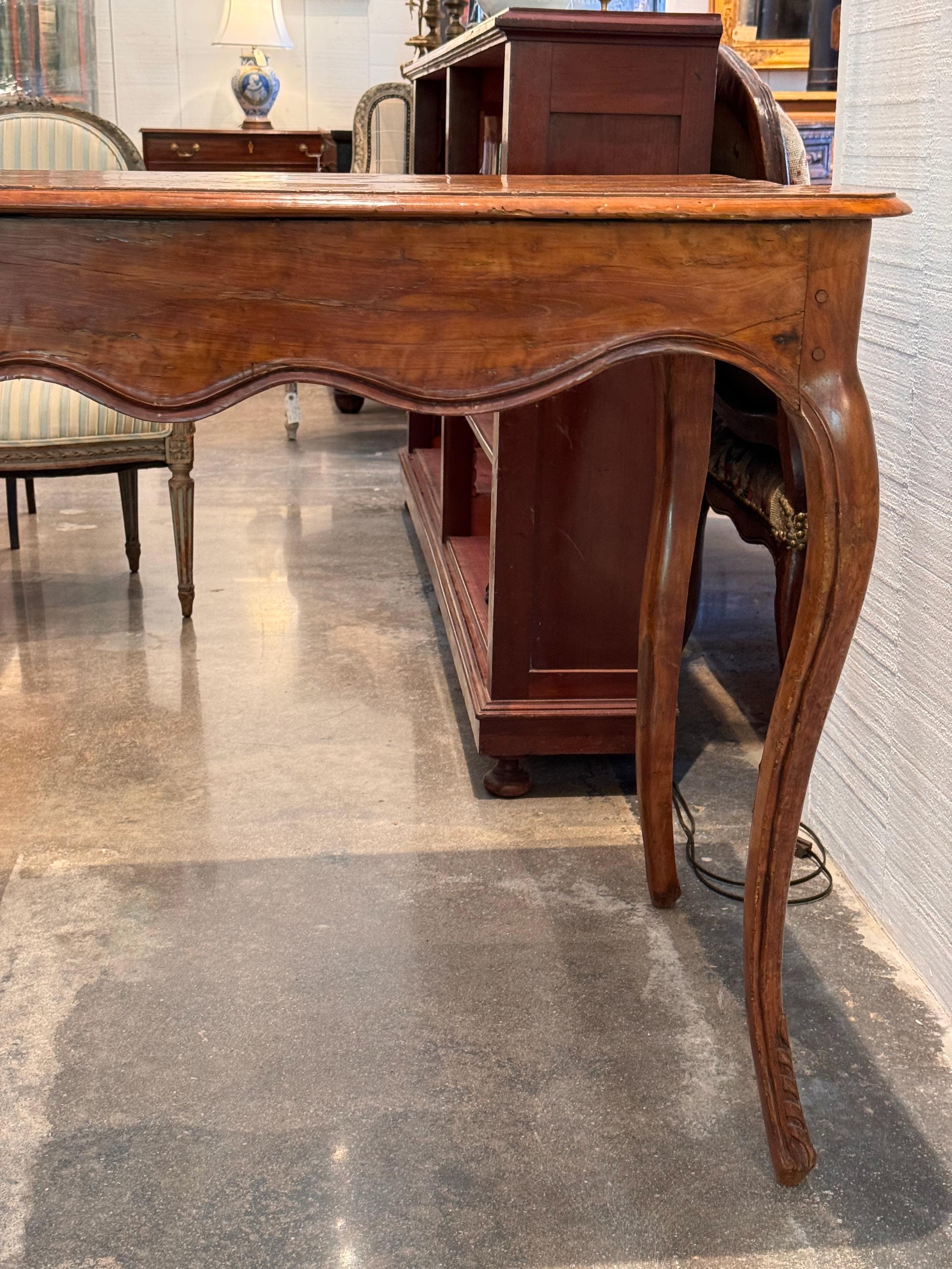 Carved Fruitwood 18th Century Table In Good Condition For Sale In Charlottesville, VA