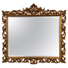 Carved & Gilded Over Mantel Mirror by Harrison & Gil