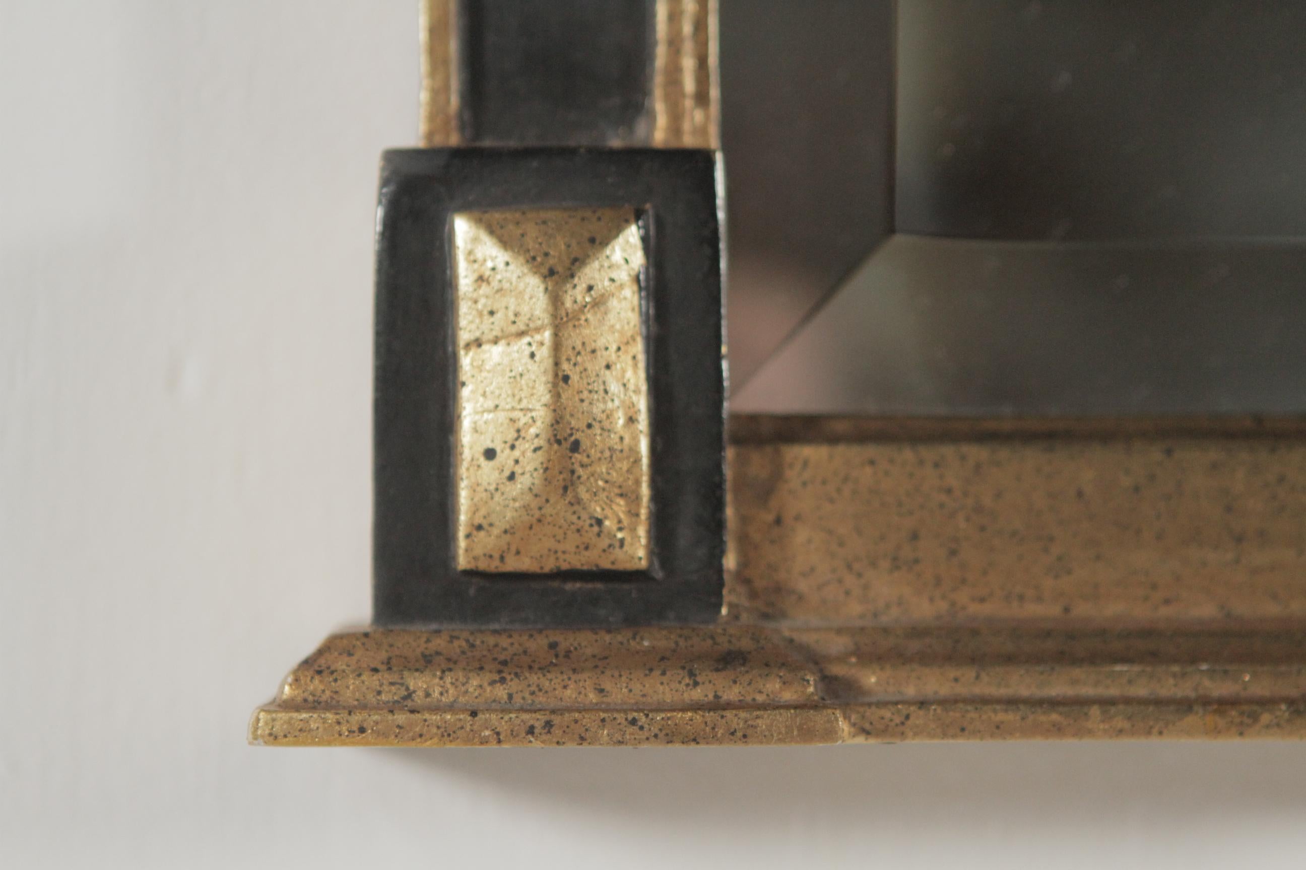 20th Century Carved Gilt and Painted Mirror by Friedman Brothers