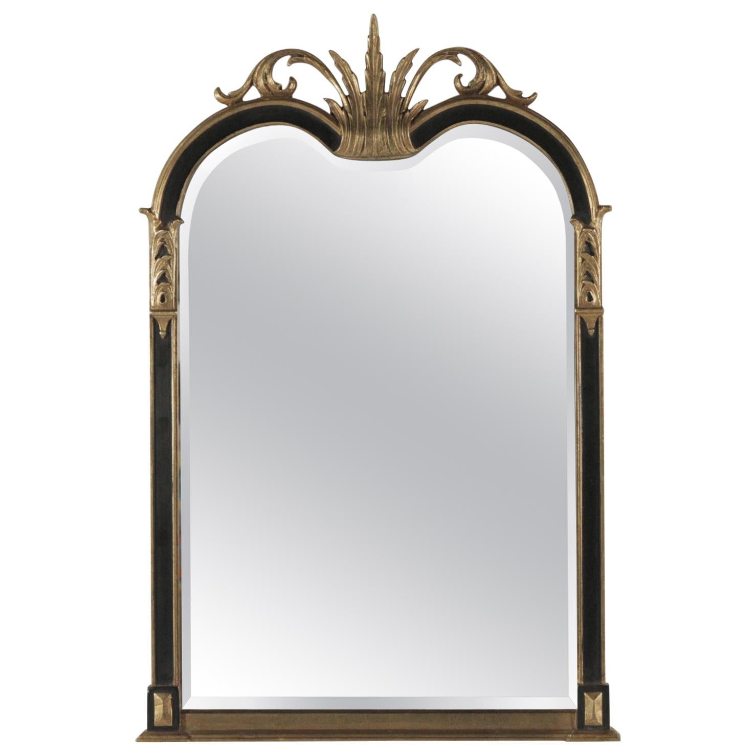 Carved Gilt and Painted Mirror by Friedman Brothers