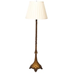 Carved Giltwood Floor Lamp by Charles & Company