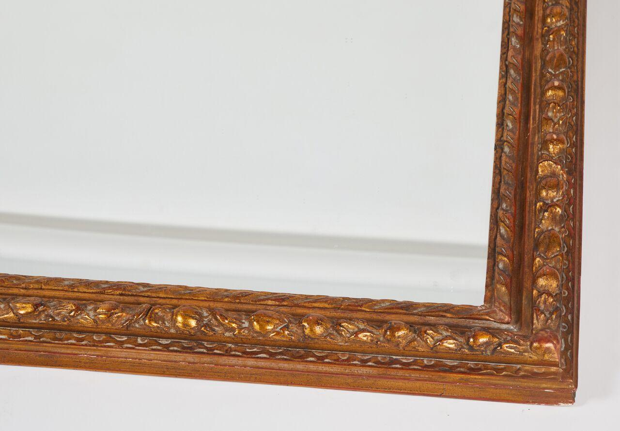 Carved Giltwood Framed Mirror For Sale 4