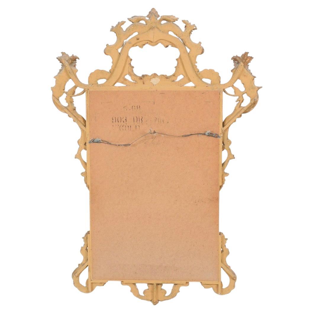 Geschnitzter Spiegel aus Giltwood im italienischen Rokoko-Stil im Angebot 2