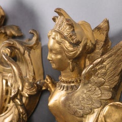 Carved Giltwood Marginal Frame Mirror