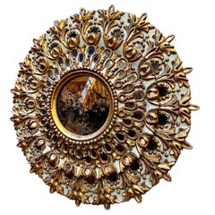 Carved Giltwood Sunburst Mirror