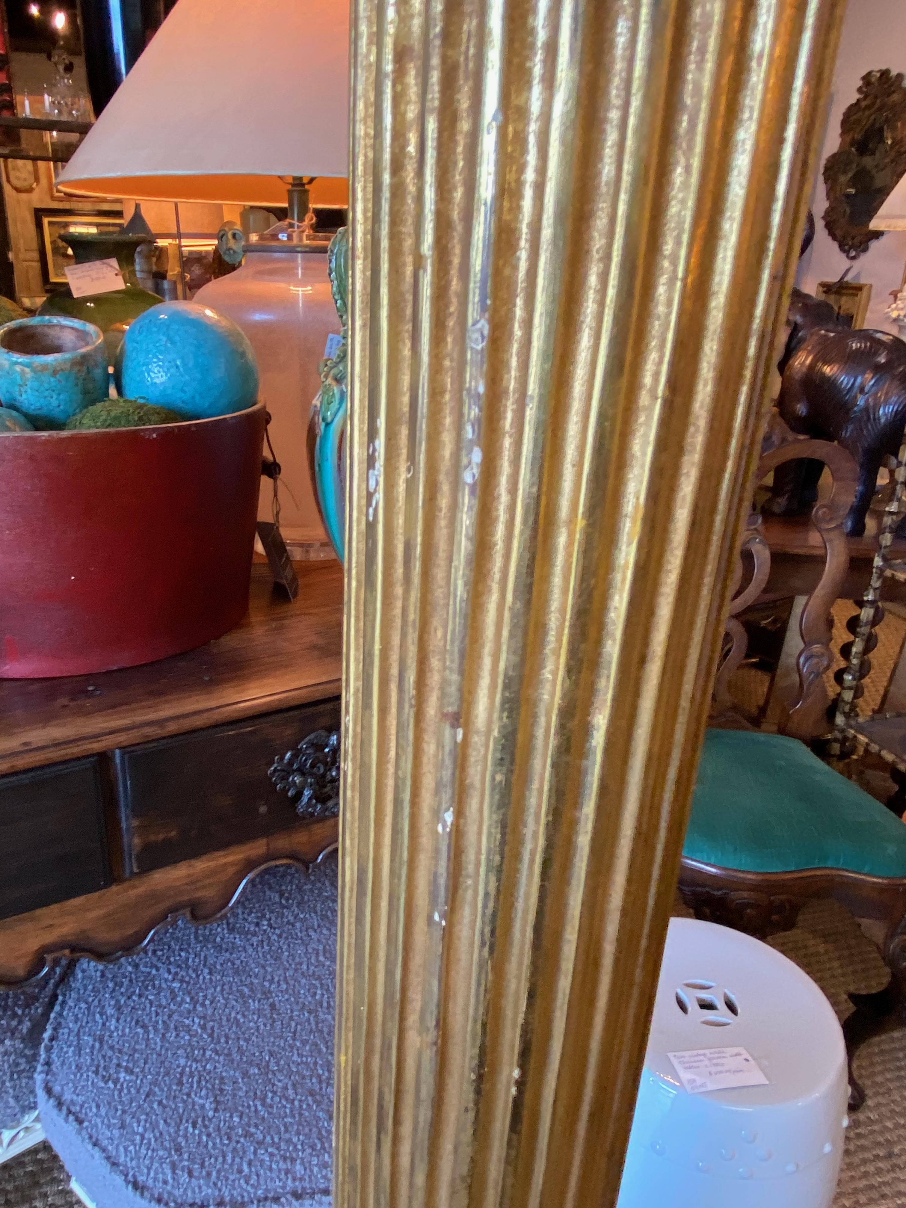 20th Century Carved Gold Leafed Floor Lamp