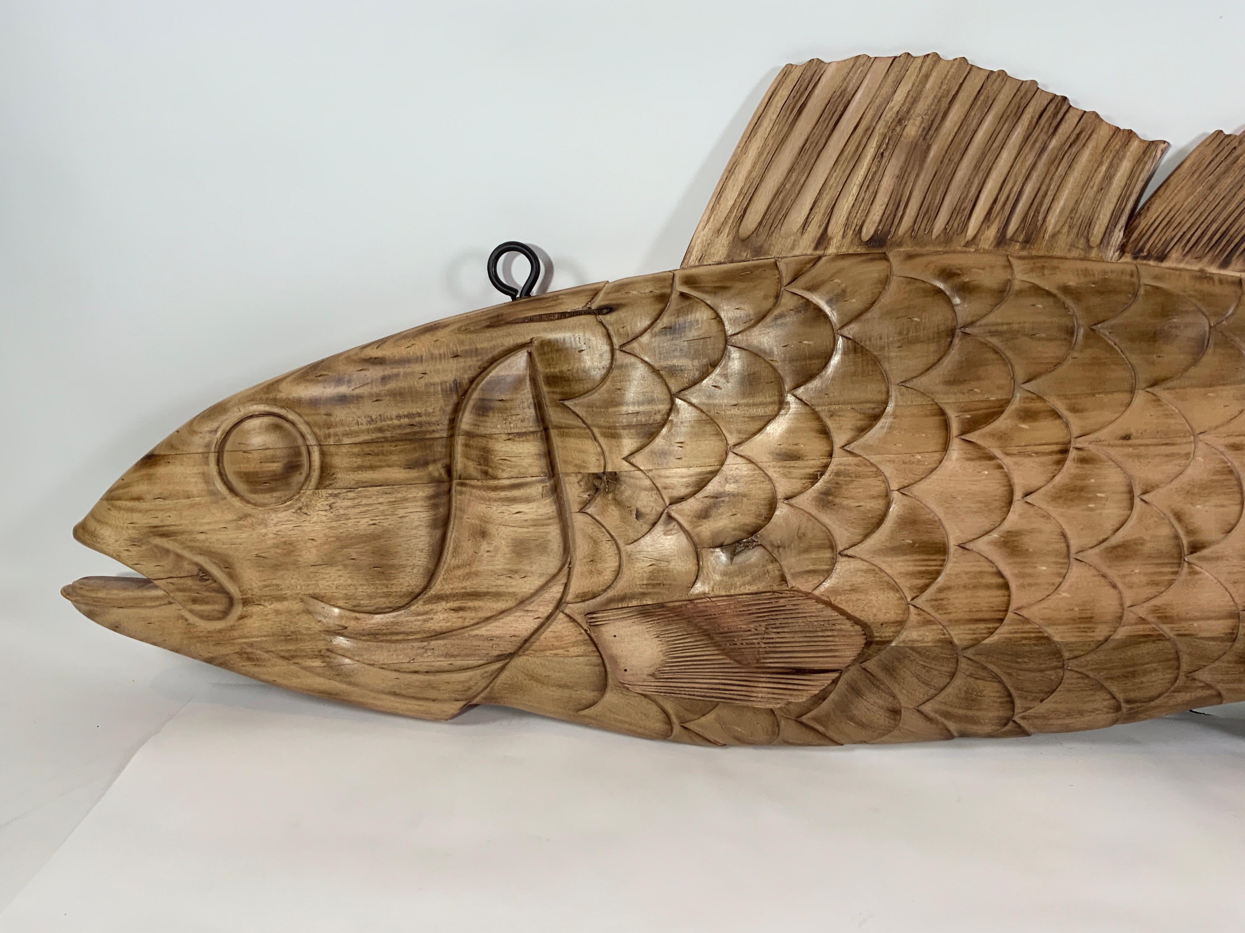 Carved Haddock Trade Sign For Sale 1