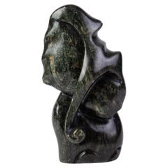 Carved Hardstone Abstract Sculpture