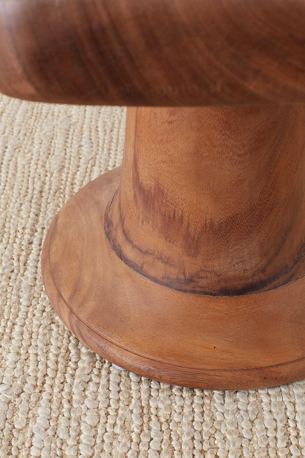 Carved Hardwood Hand Chair after Pedro Friedeburg 10