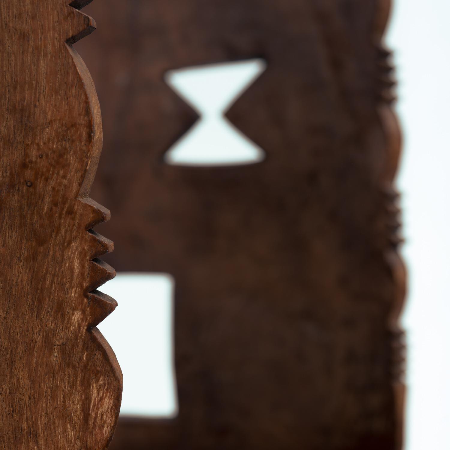 Carved High Back Chair, 20th Century Gurage People, Jimma, Ethiopia 5