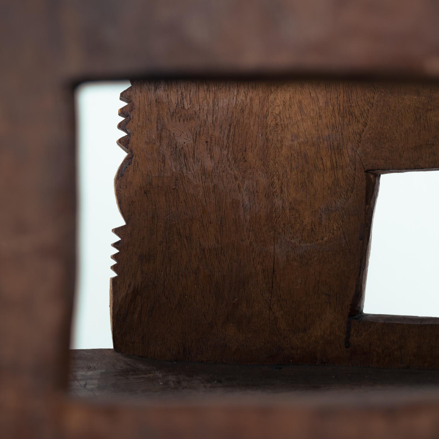 Carved High Back Chair, 20th Century Gurage People, Jimma, Ethiopia 12