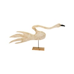 Carved Hissing Swan