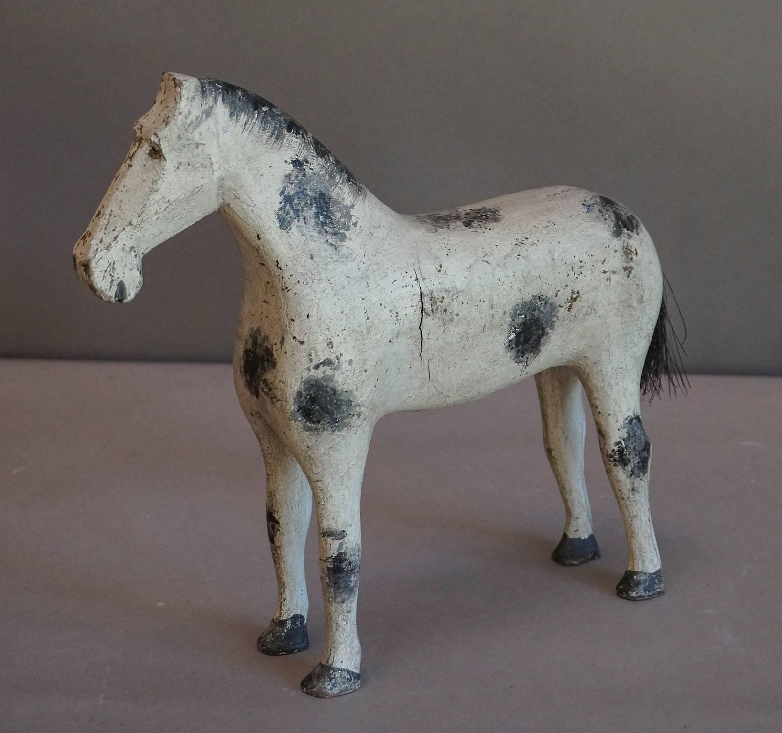 Folk Art Carved Horse from the North of Sweden