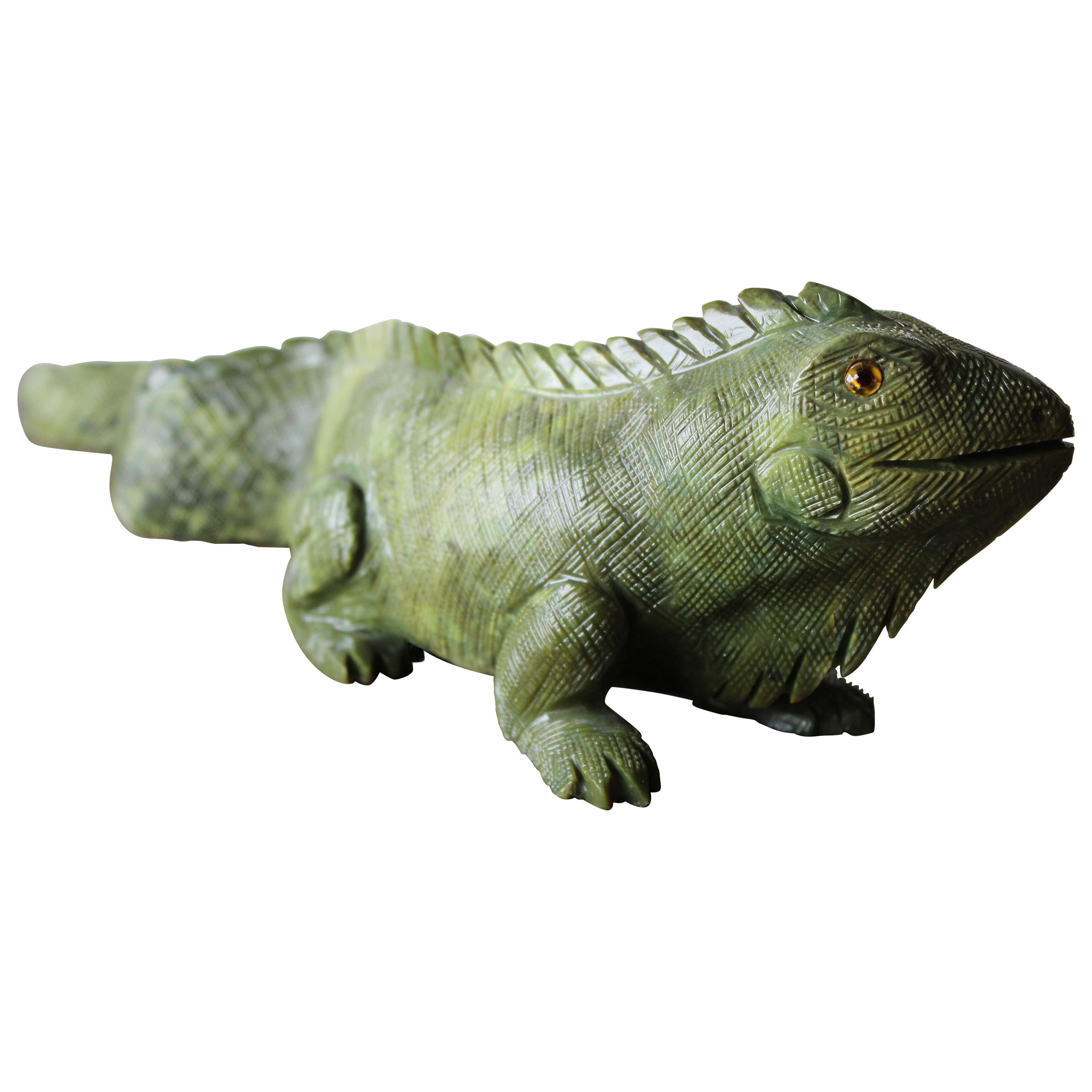 Carved Iguana
