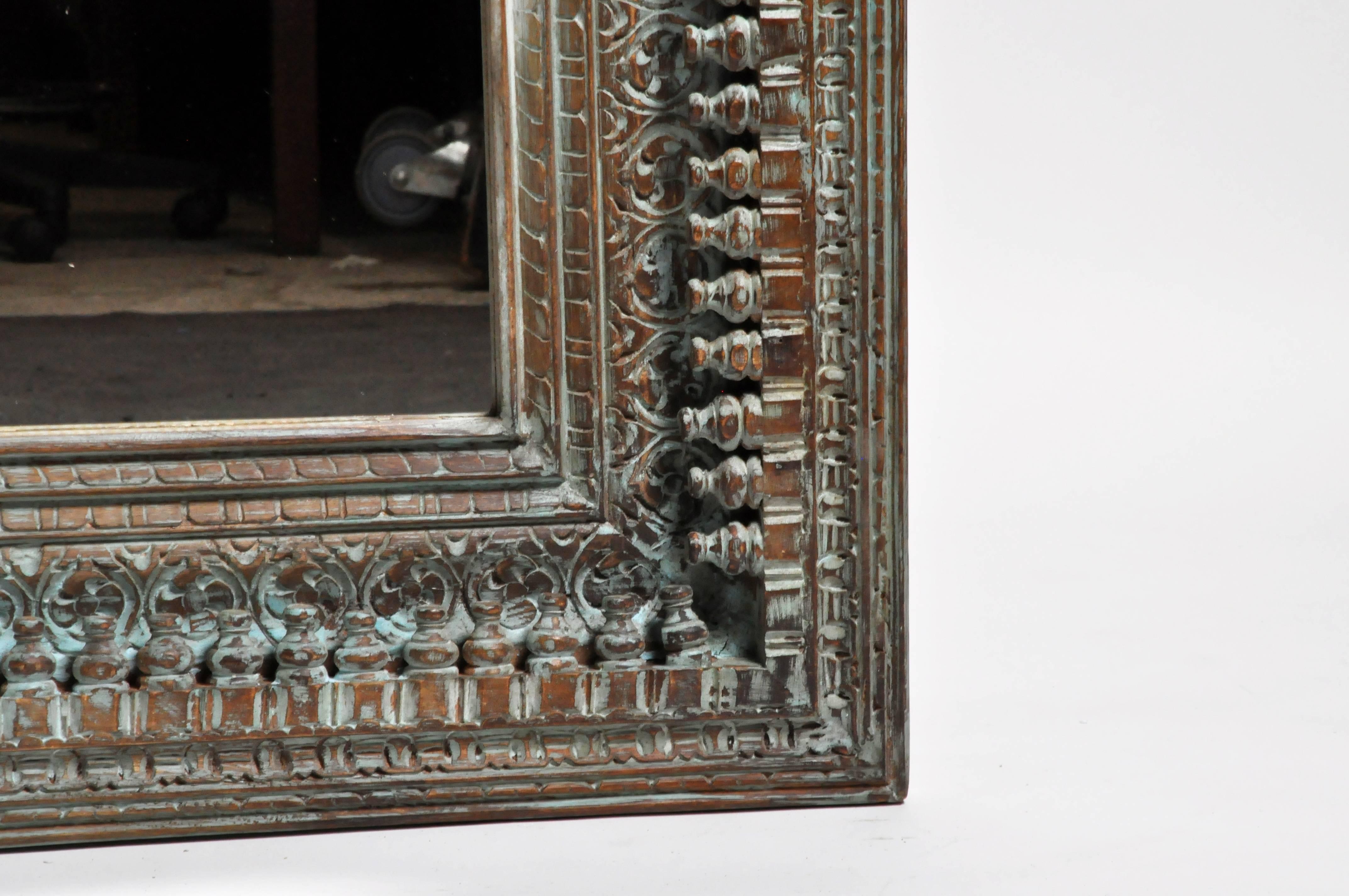 Carved Indian Mirror 5