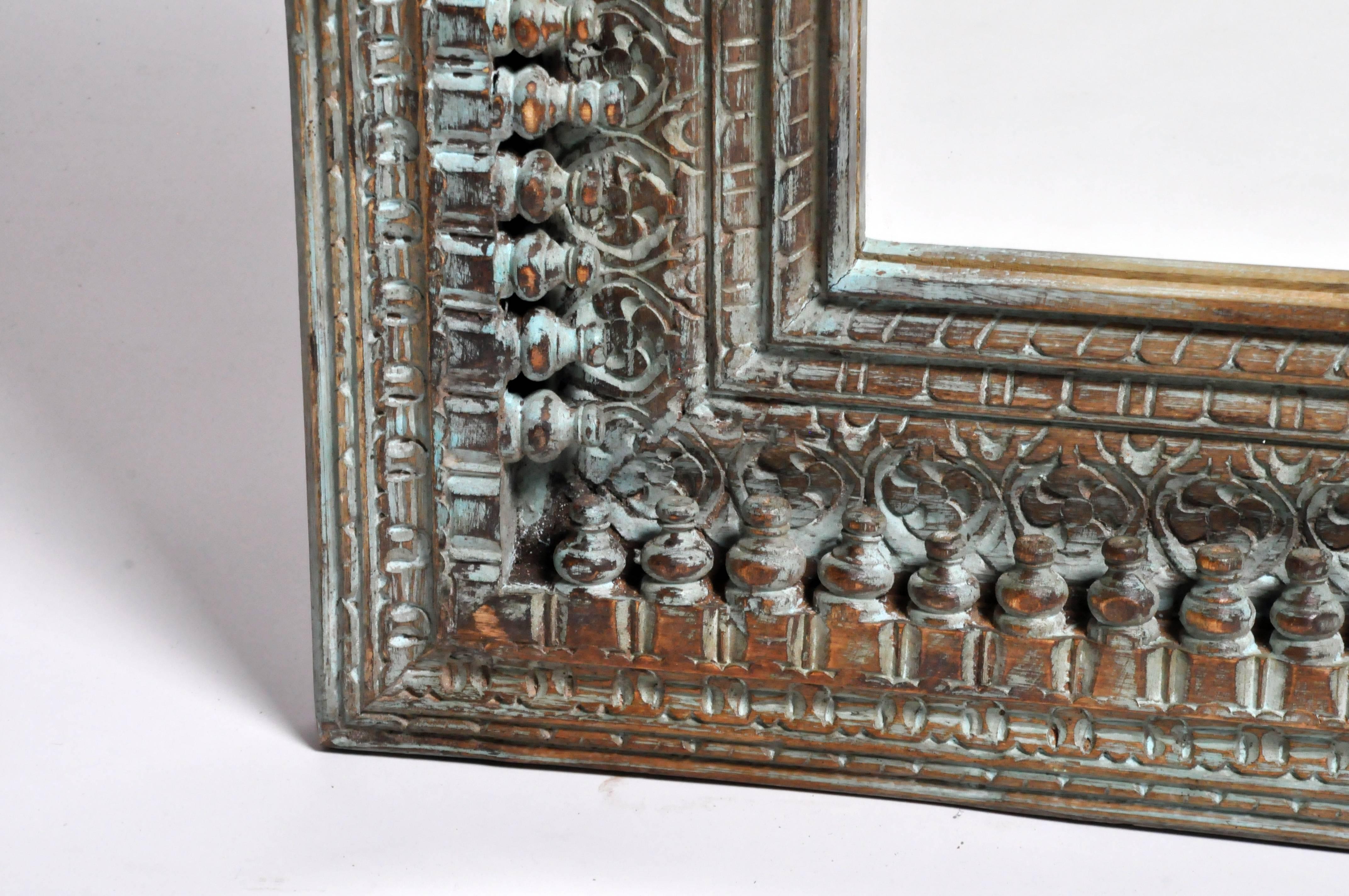 Carved Indian Mirror 2