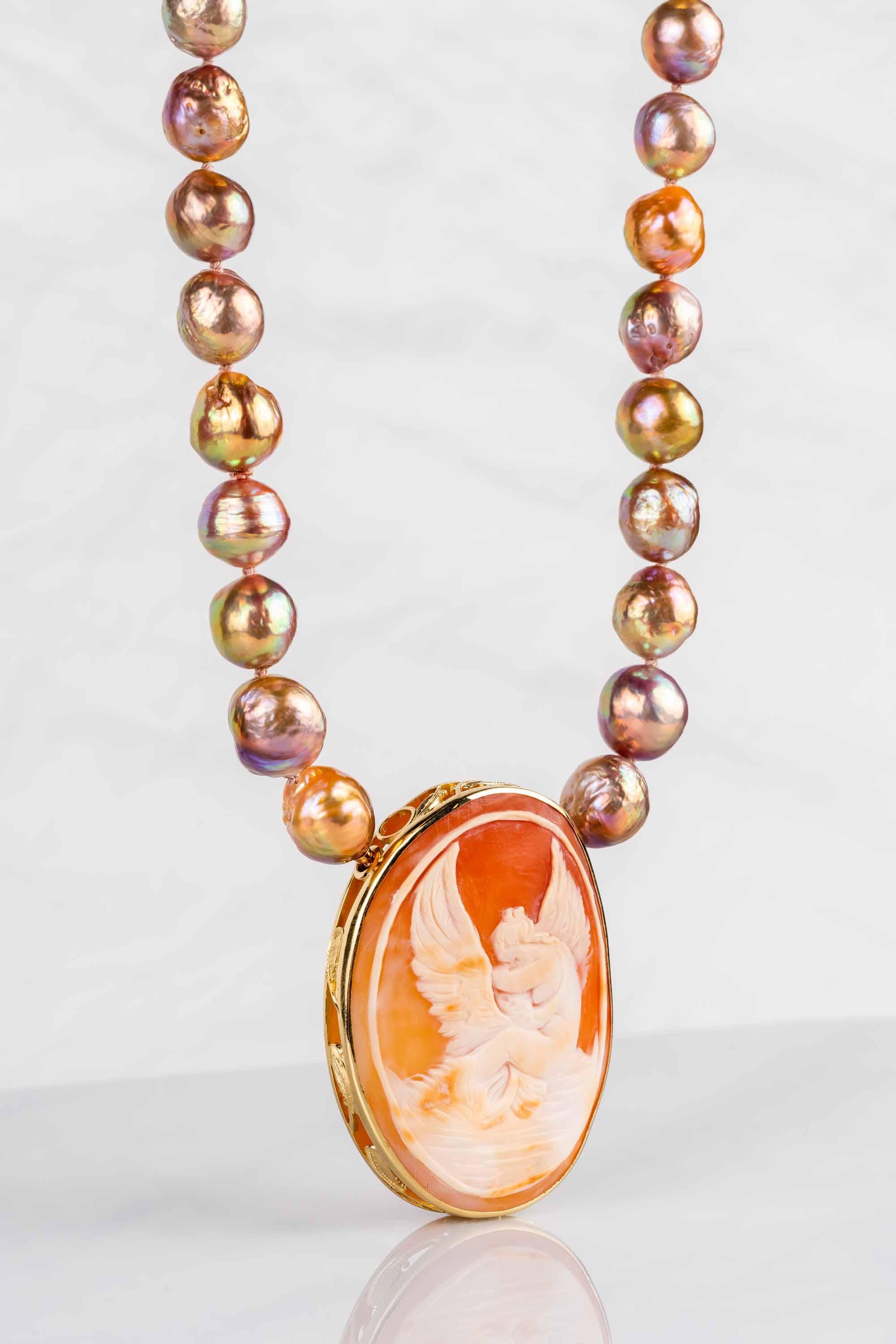 An Italian carved cameo, Titled 