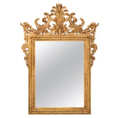 Antique Carved Italian Mirror