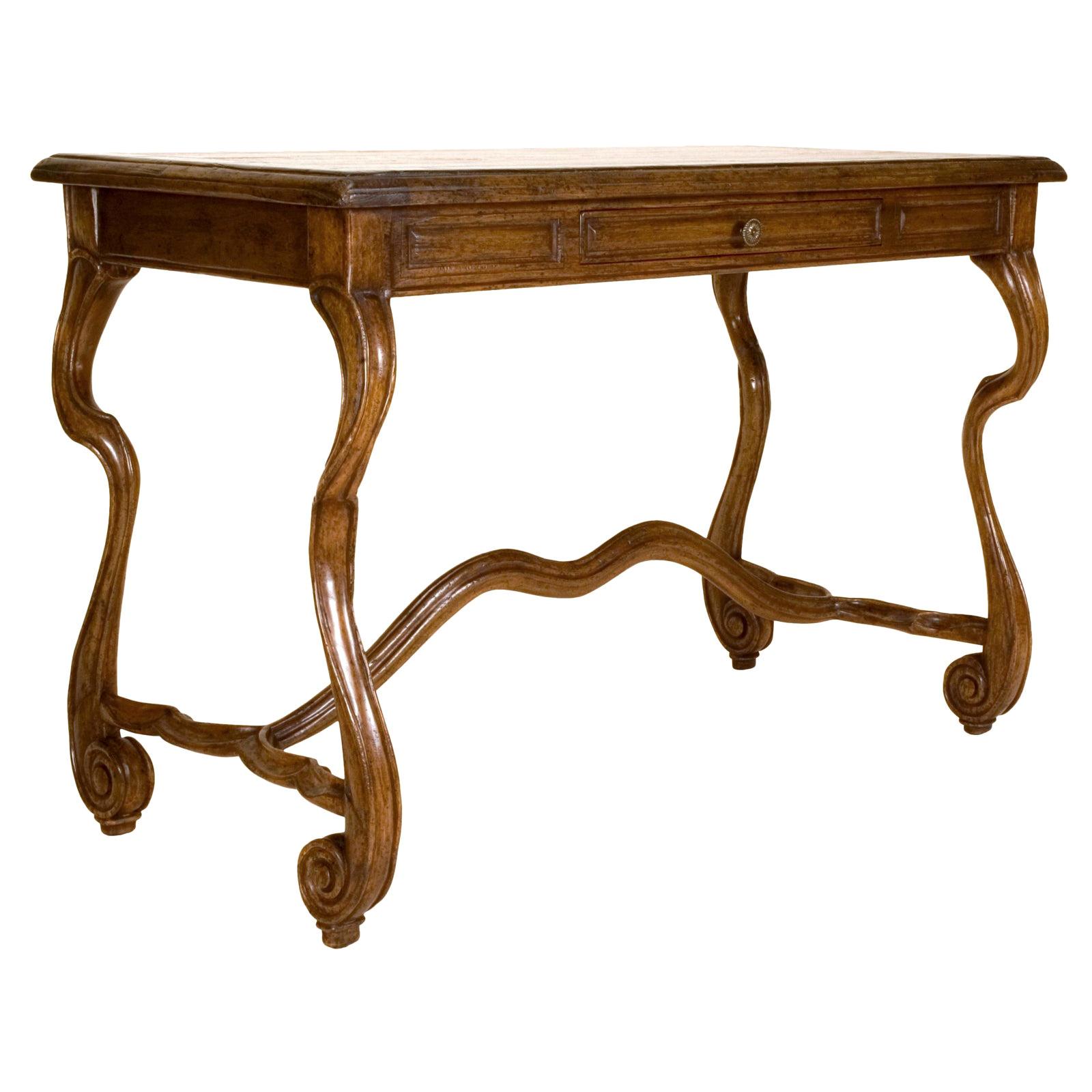 Table de bureau ou console Stradivari italienne sculptée par Randy Esada en vente