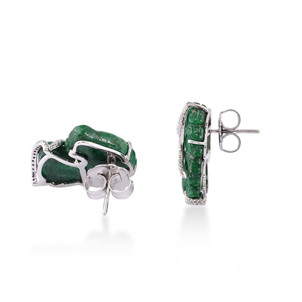 18k:4.37g,
Diamond:0.44Ct,
Jade:28.30Ct
Größe: 21X18MM