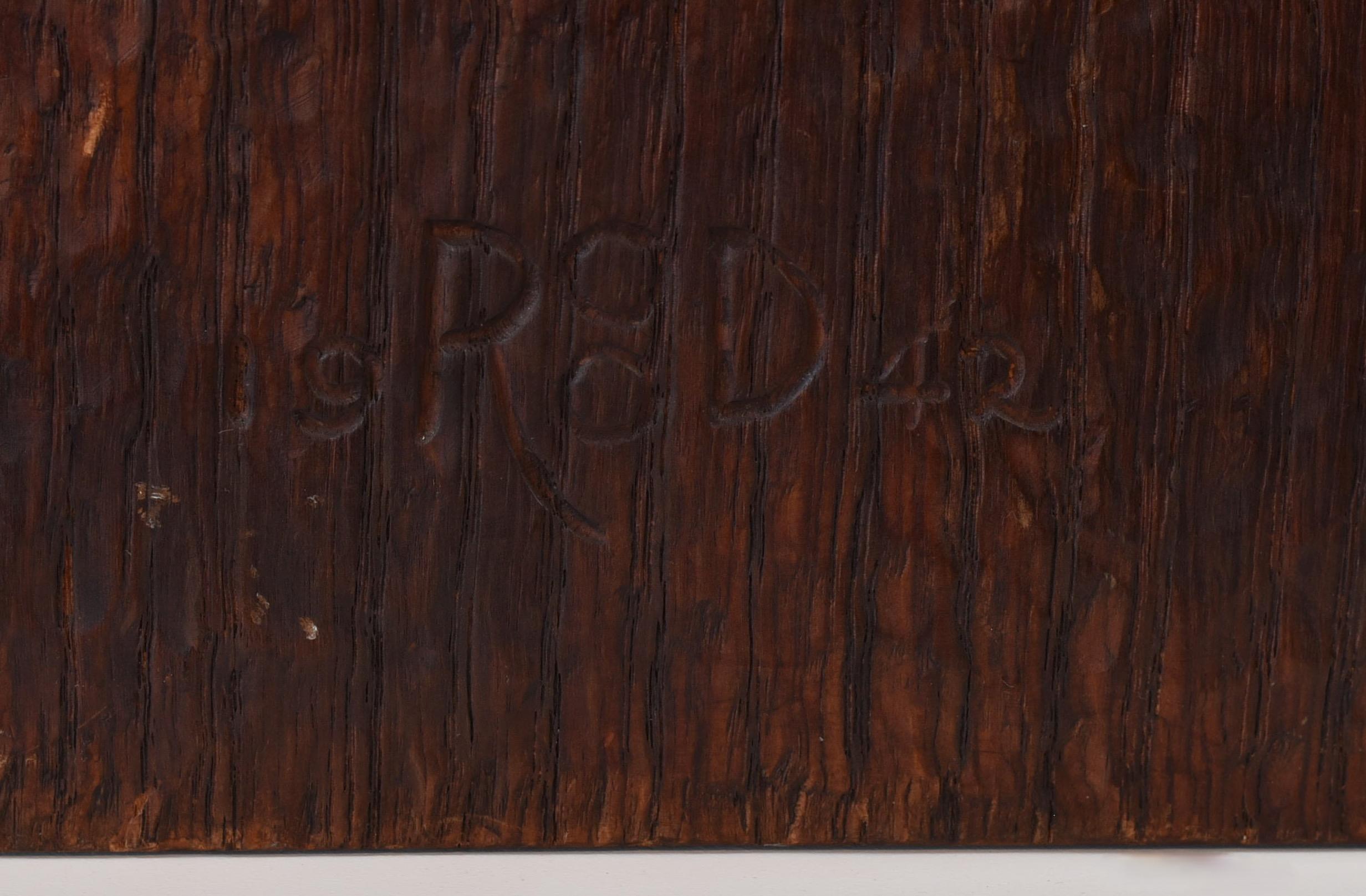 Milieu du XXe siècle Sculpture en bois sculptée John Rood (1902-1974) signée 1942 en vente