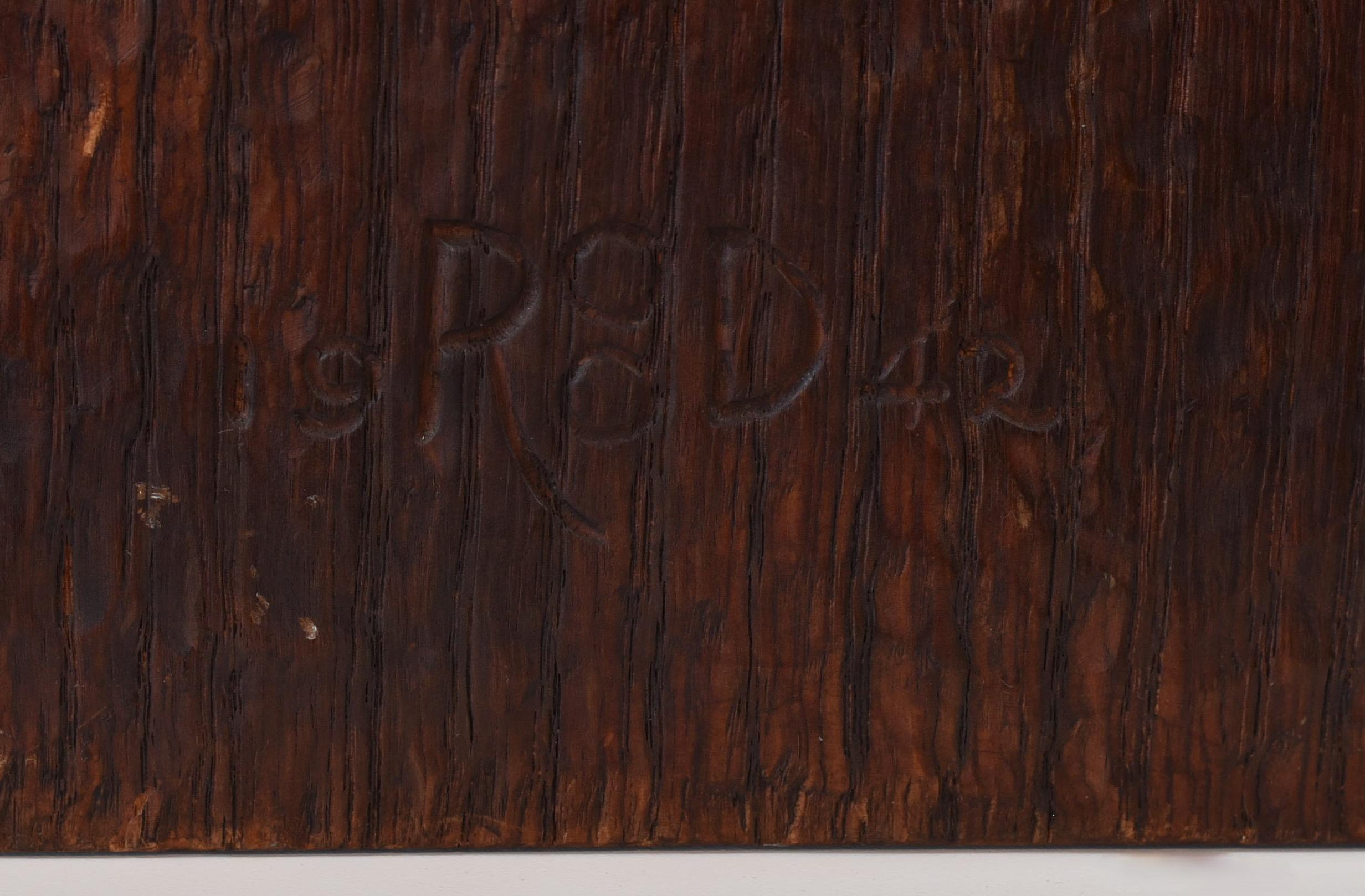 Metà XX secolo Scultura in legno scolpito di John Rood (1902-1974) firmata 1942 in vendita