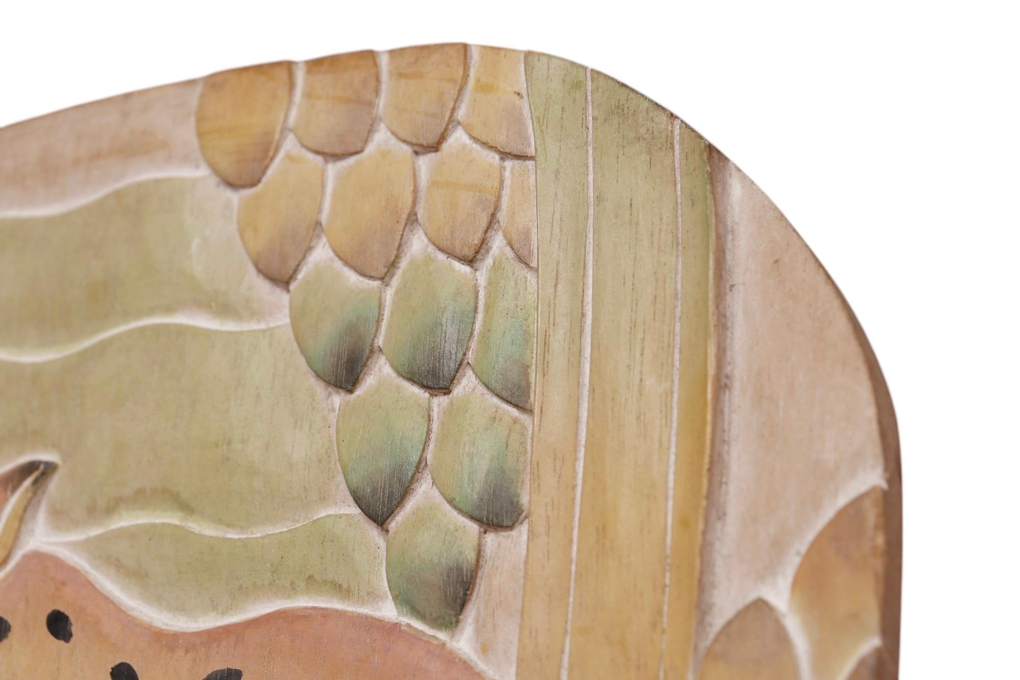 Miroir mural sculpté d'animaux de la jungle Bon état - En vente à Bradenton, FL