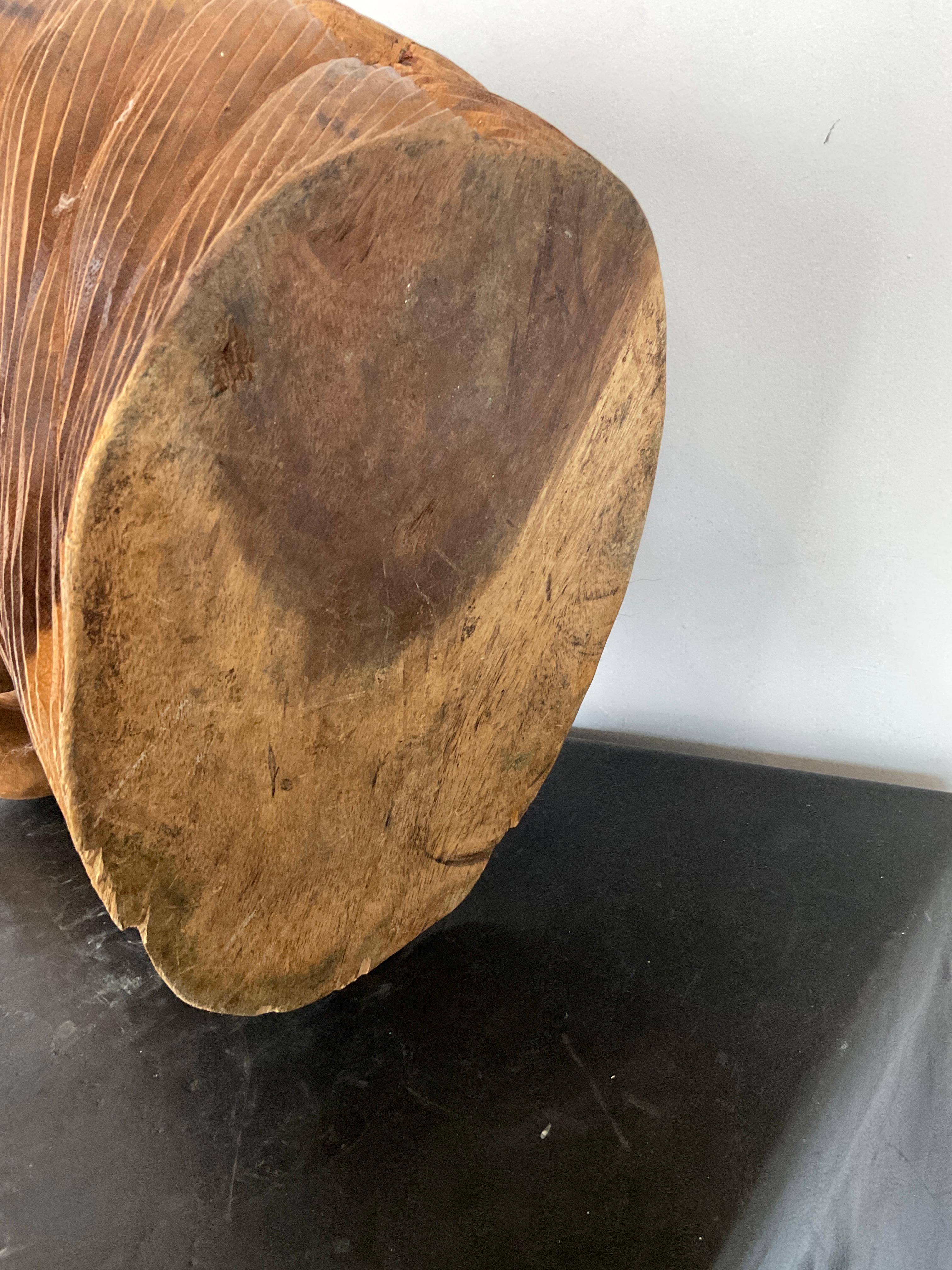 Carved Life Size Wood Horse Head For Sale 7
