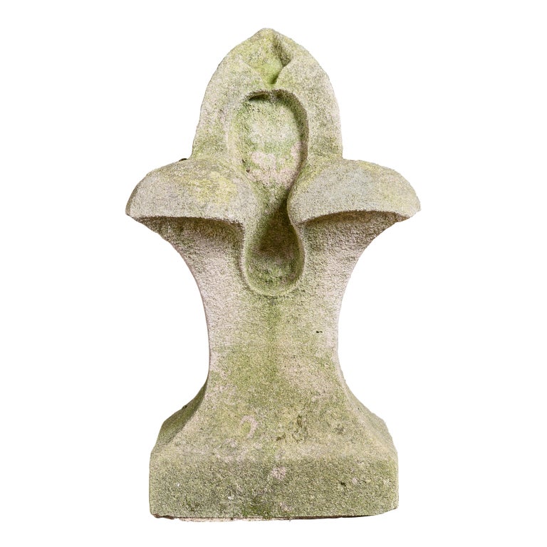 Carved Limestone Rooftop Finial For Sale at 1stDibs