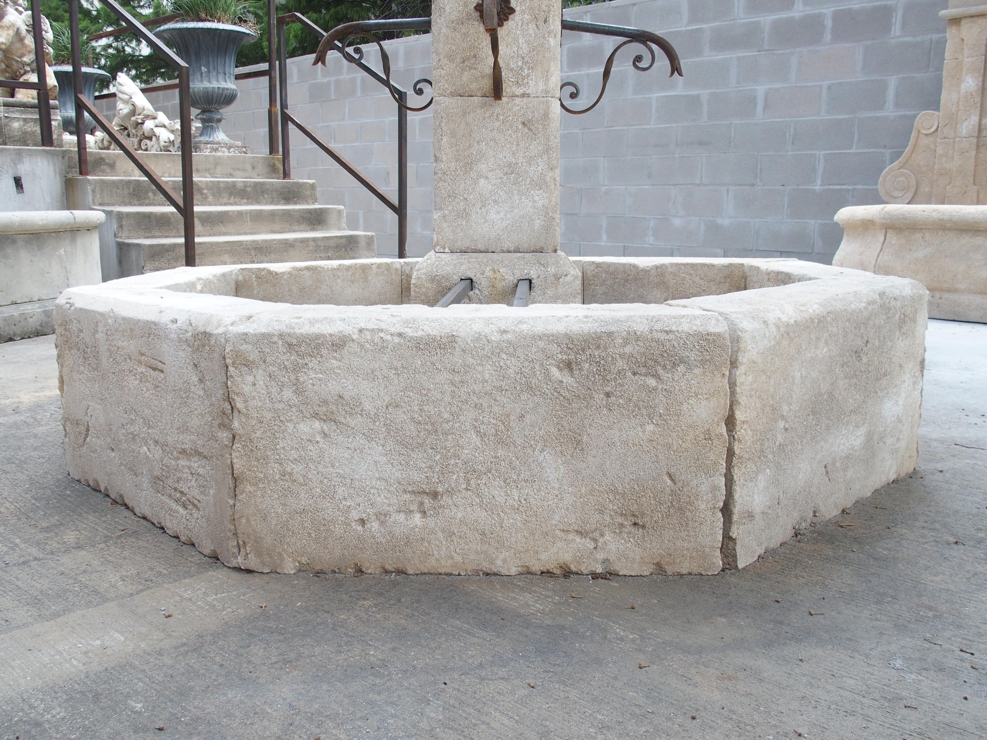 Carved Limestone Village Fountain from Provence, France 4