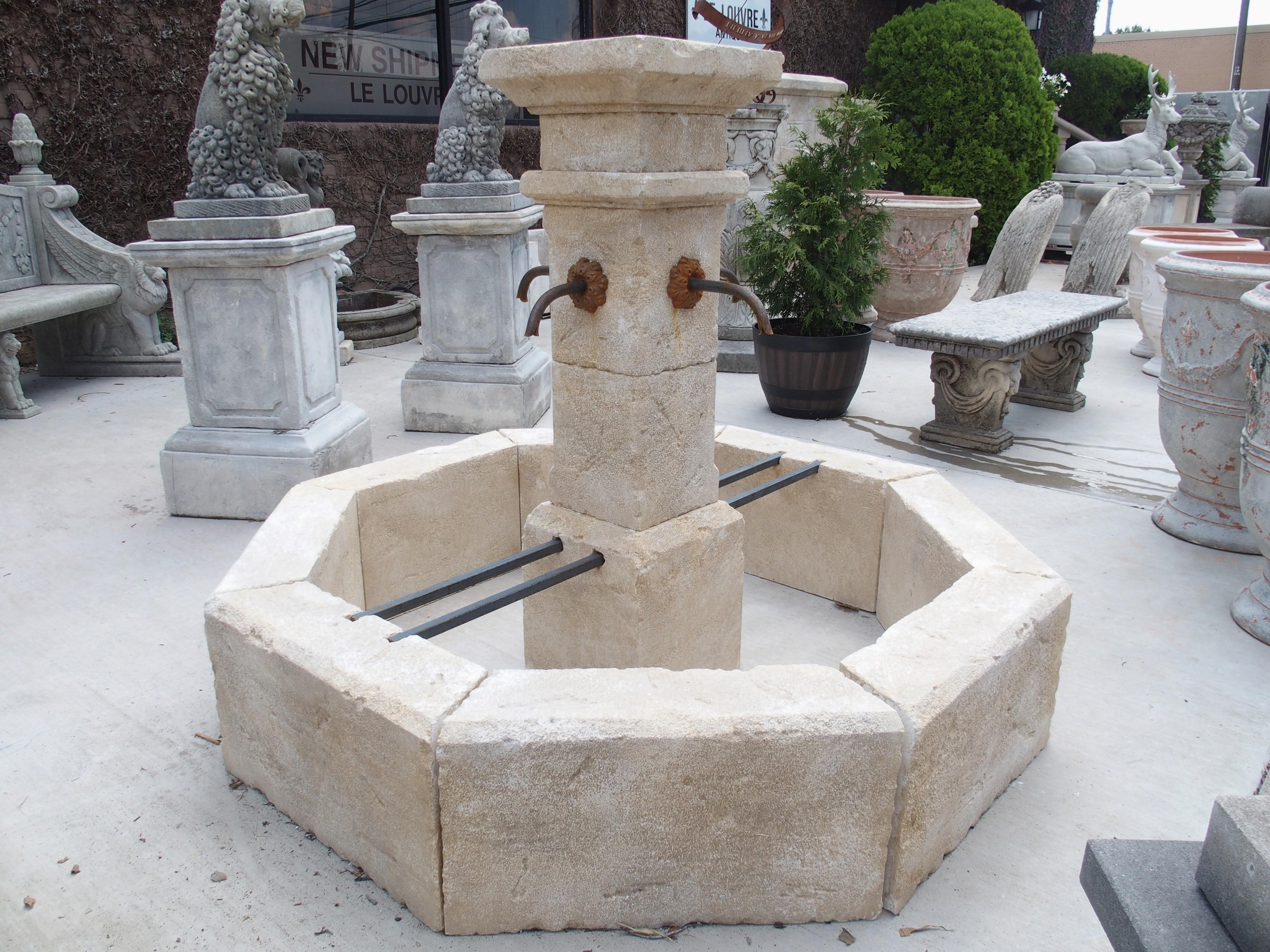 Carved Limestone Village Fountain from Provence, France 5