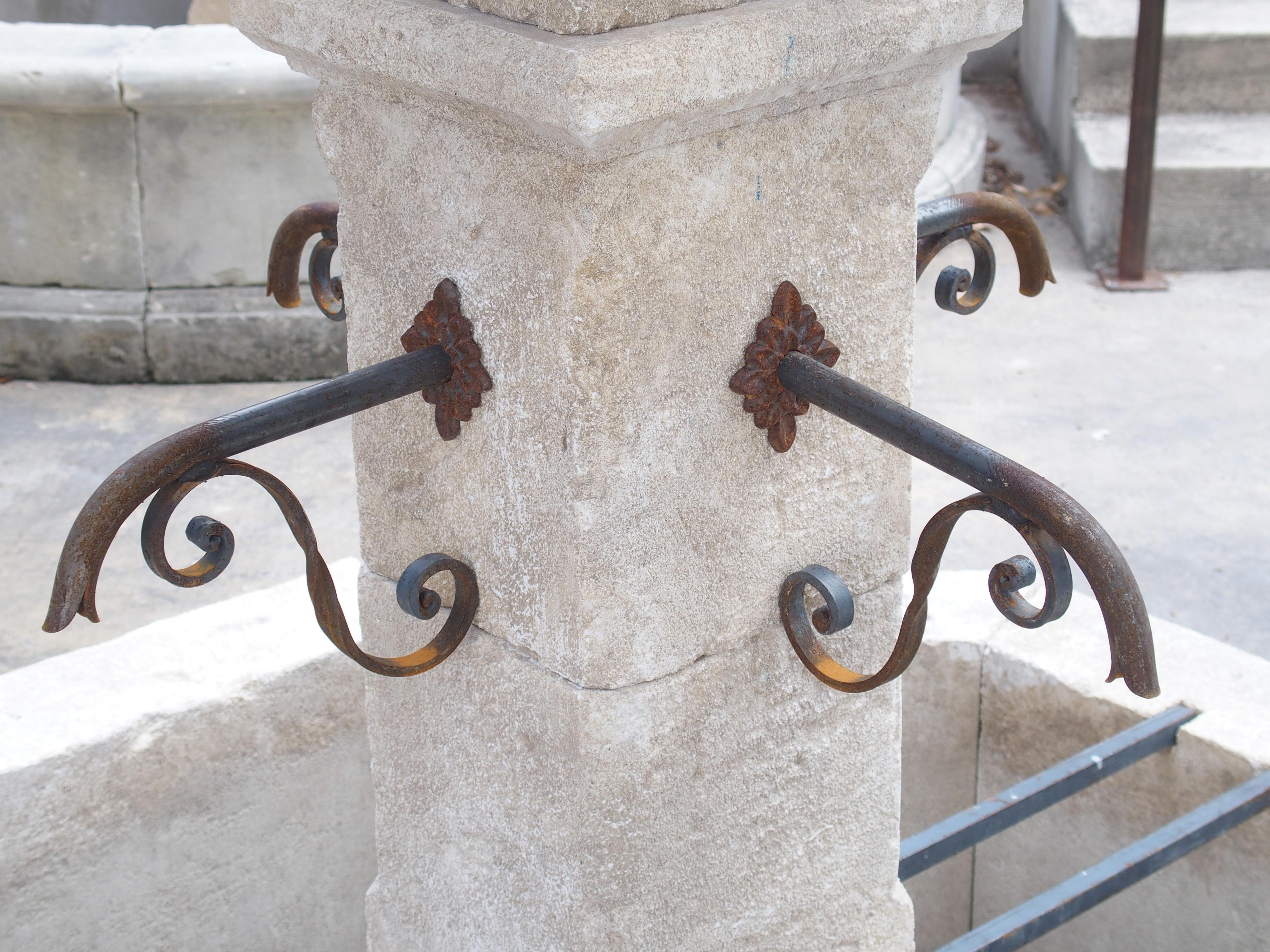 Carved Limestone Village Fountain from Provence, France 6