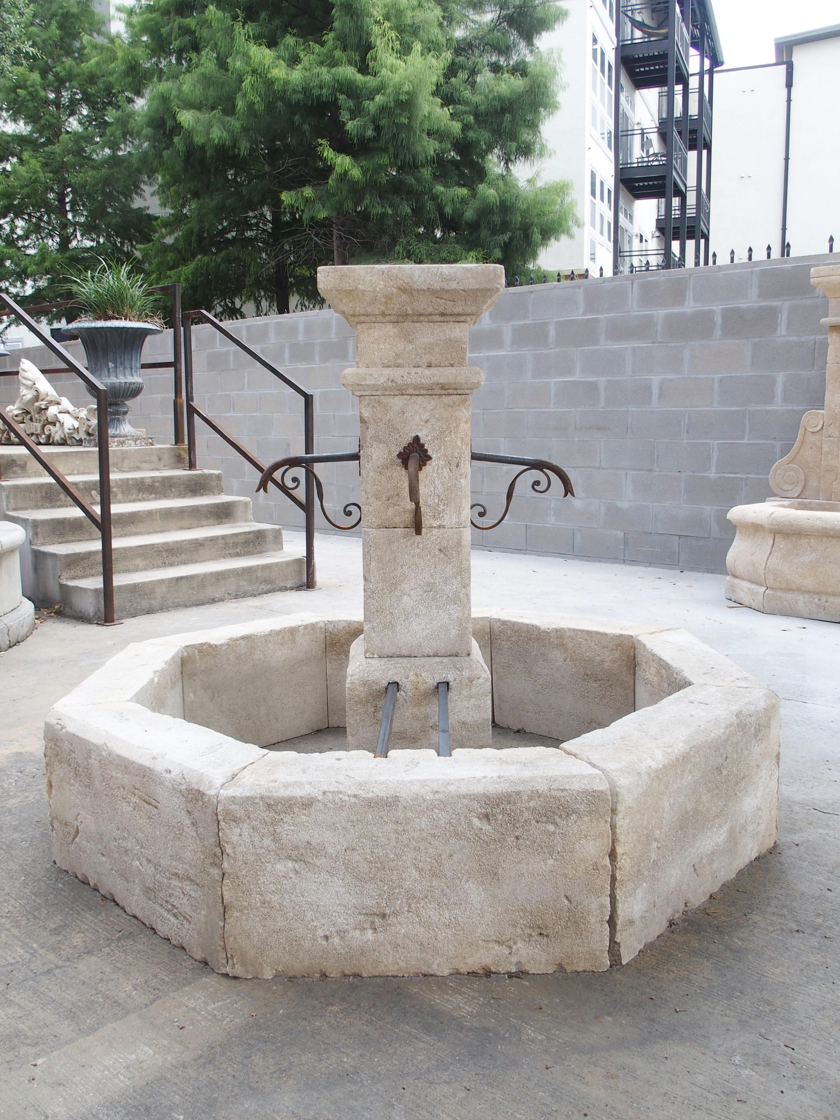 Carved Limestone Village Fountain from Provence, France 7