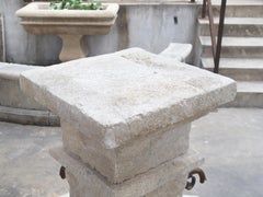 Carved Limestone Village Fountain from Provence, France