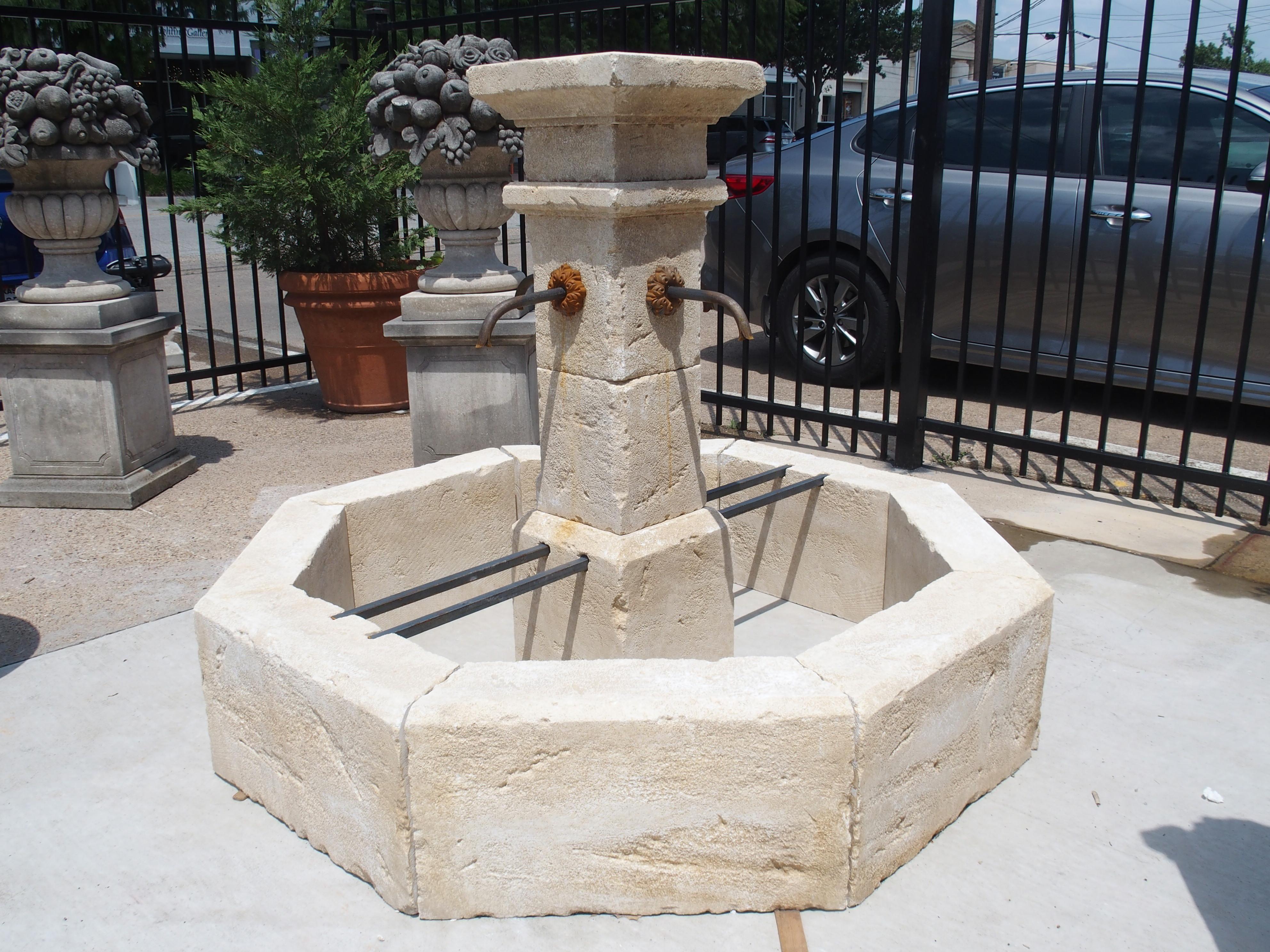 Carved Limestone Village Fountain from Provence, France 2