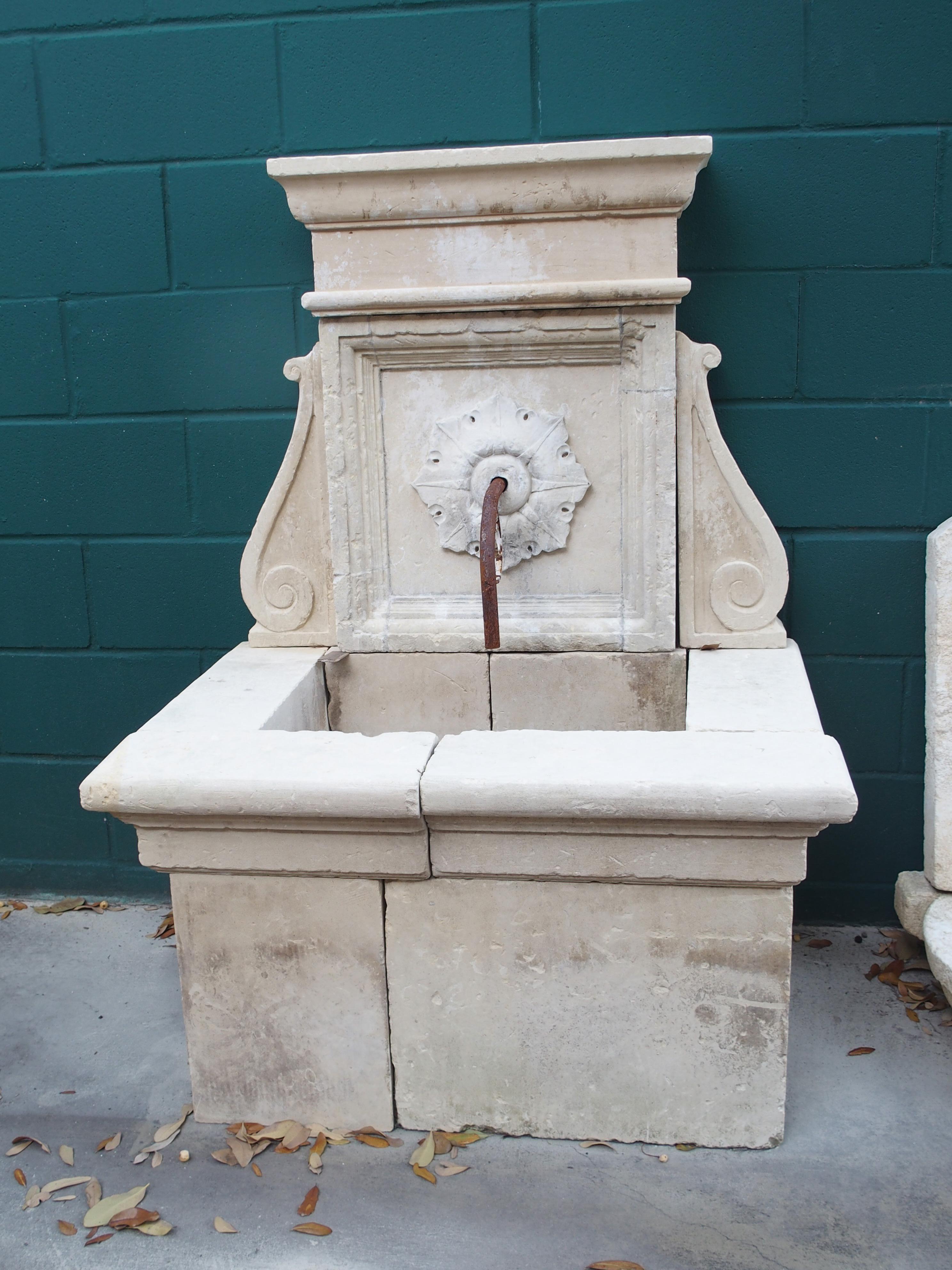 Carved Limestone Wall Fountain from Lecce, Southern Italy For Sale 6