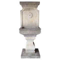 Carved Limestone Wall Fountain from Northern Italy