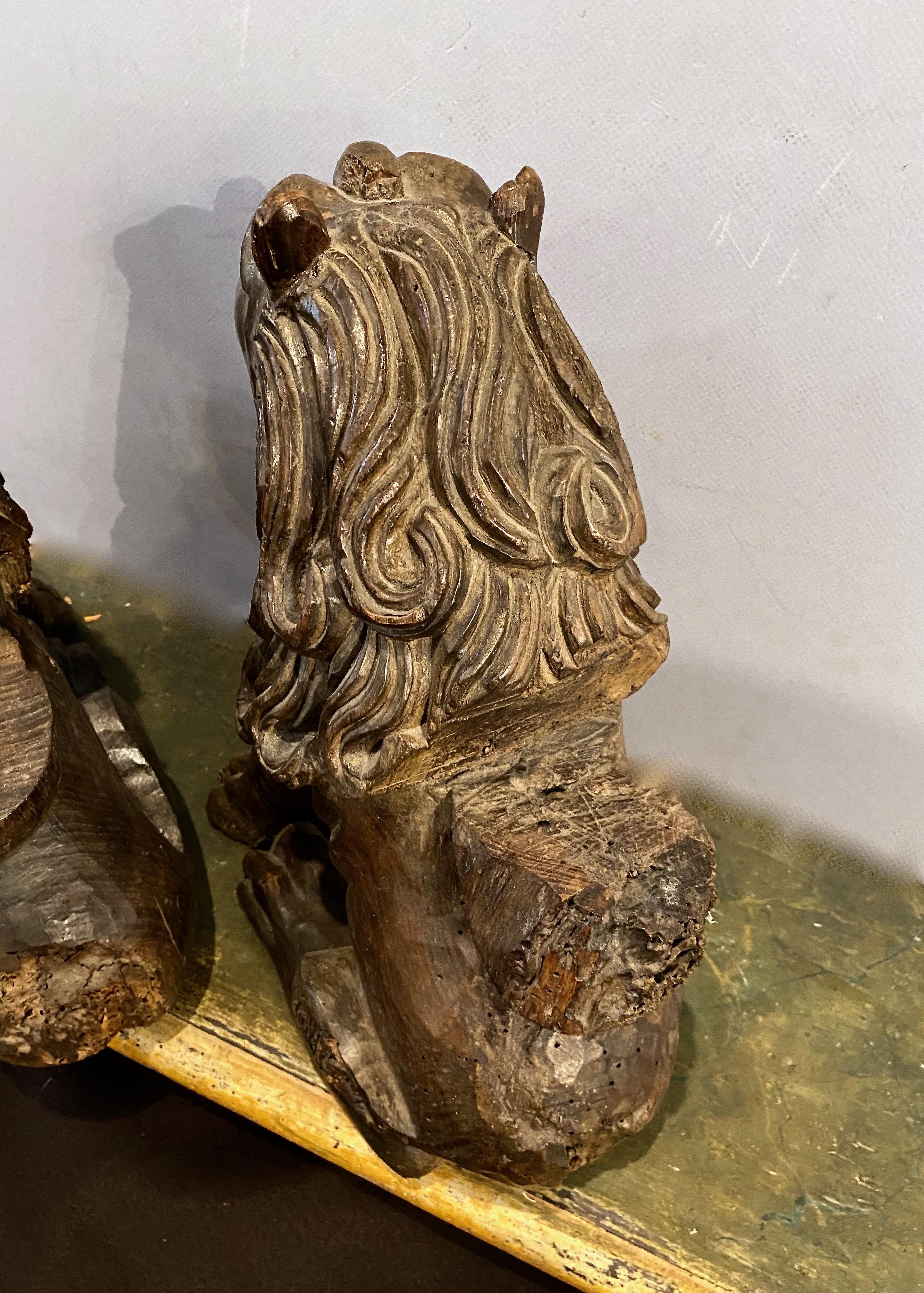 Carved Lions For Sale 2