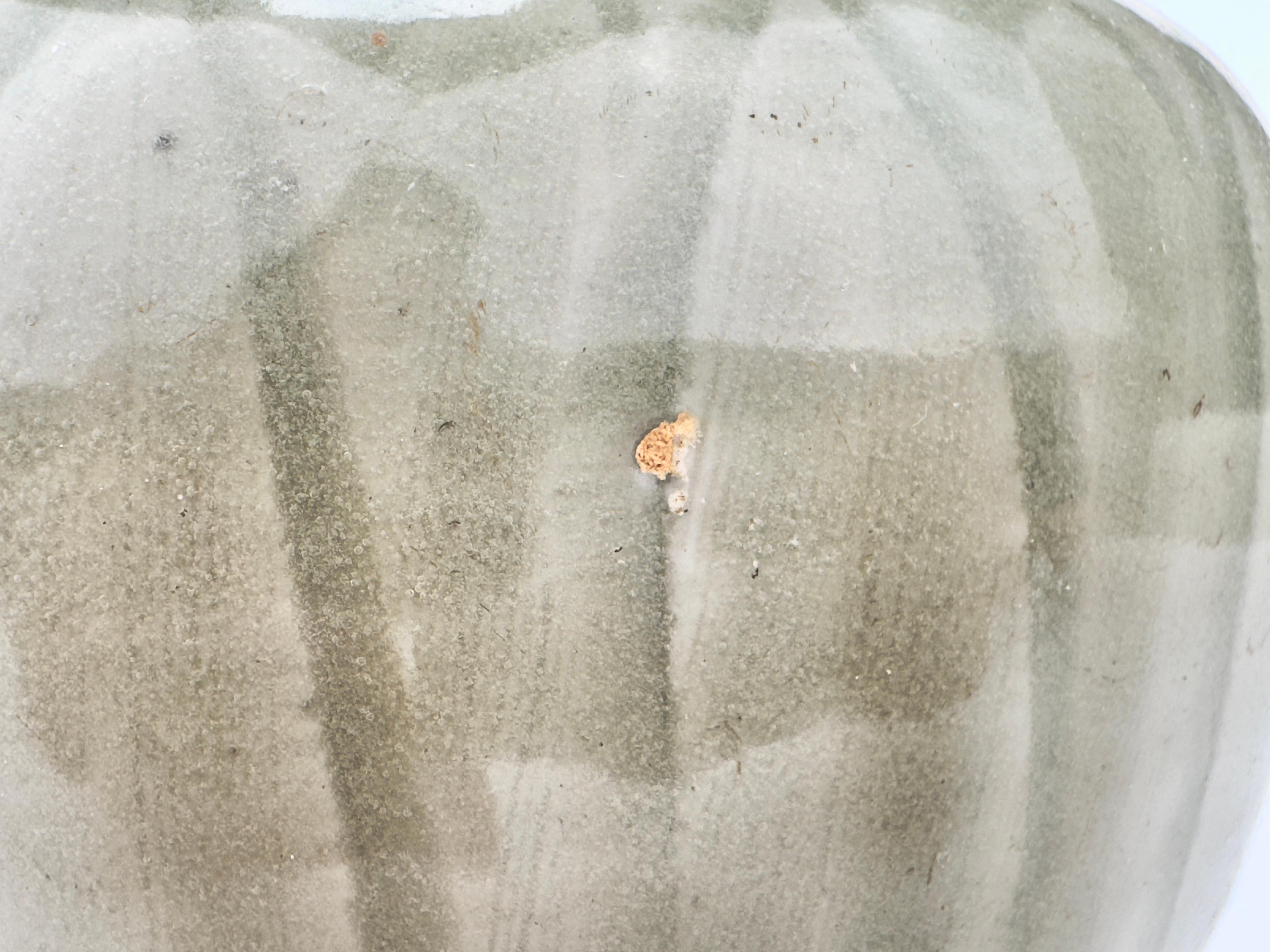 Carved 'Longquan' Celadon-glazed Funerary vase and cover, Song dynasty For Sale 4