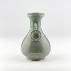 Carved Longquan Celadon Vase, Yuan-Ming Dynasty
