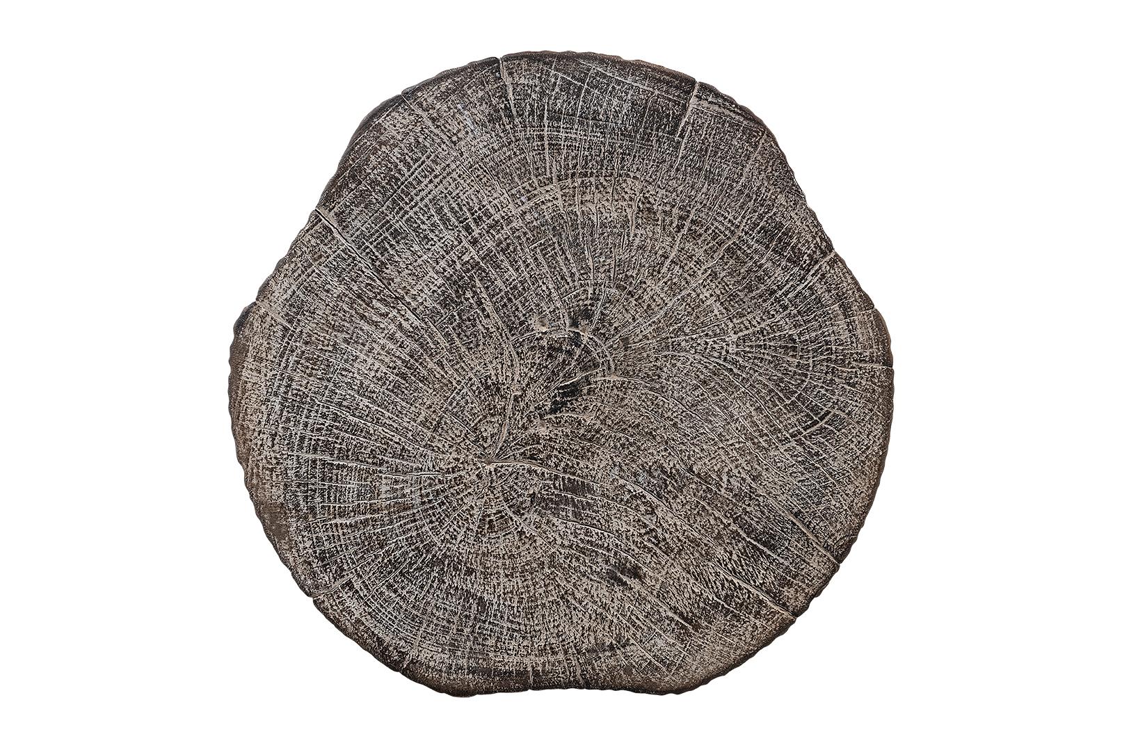 Geschnitzt Lychee Wood Stool Beistelltisch im Angebot 1
